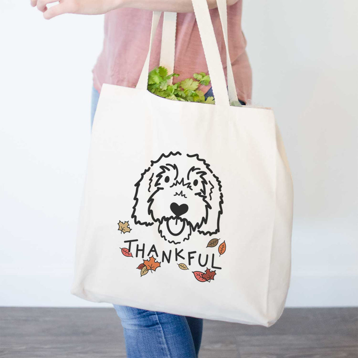 Thankful Goldendoodle - Gus - Tote Bag