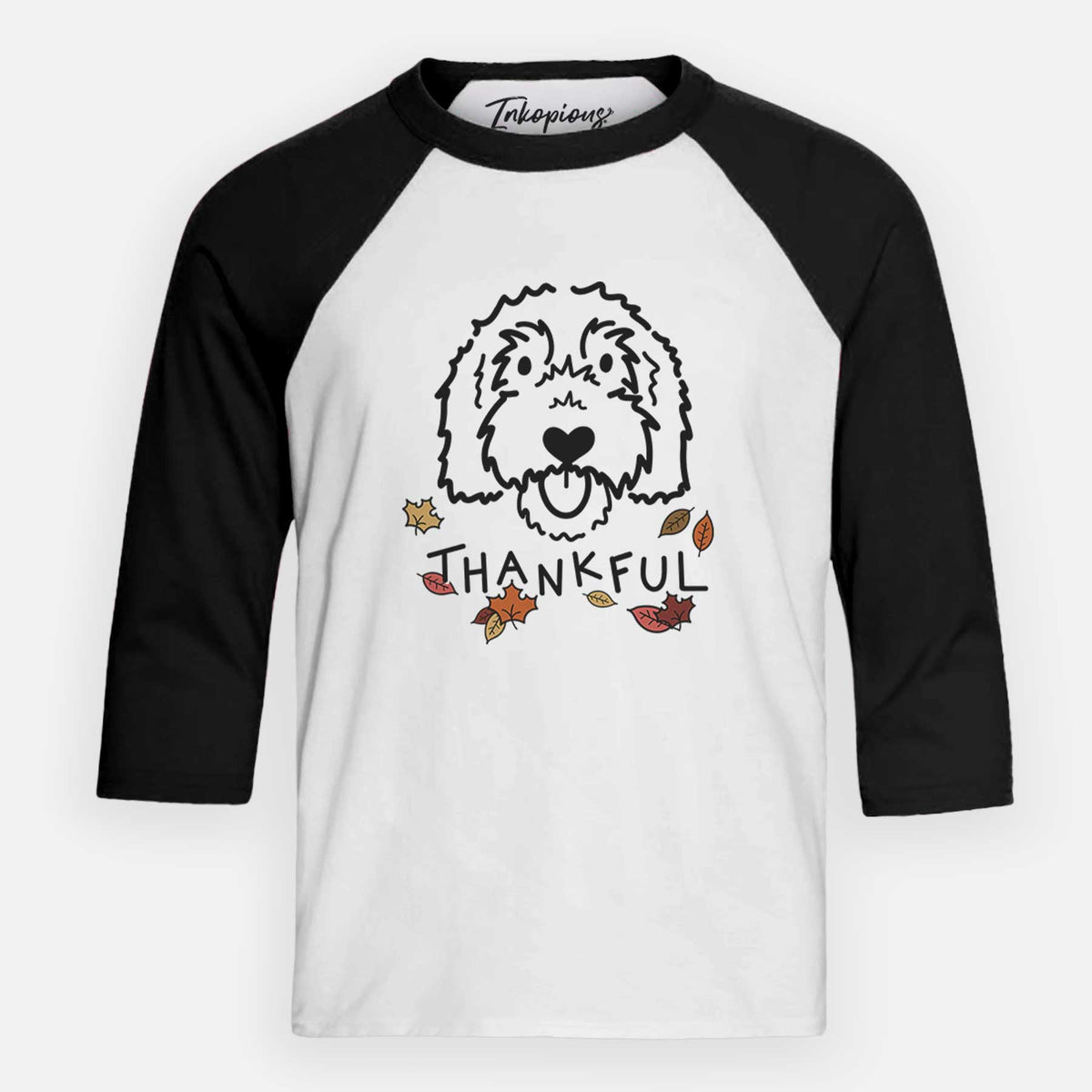 Thankful Goldendoodle - Gus - Youth 3/4 Long Sleeve