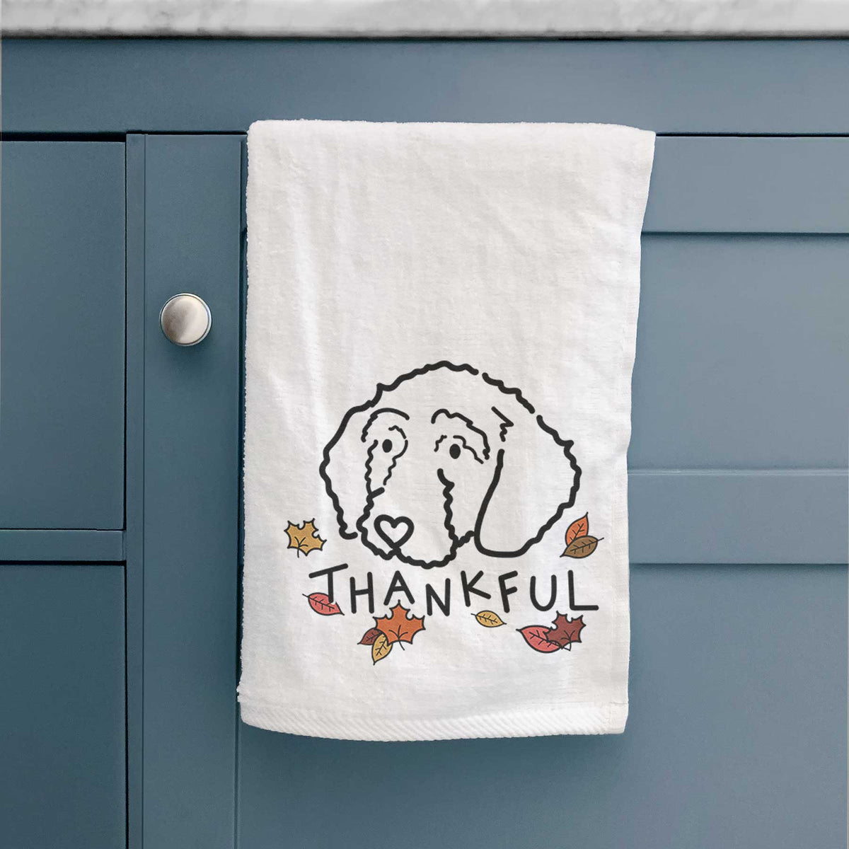 Thankful Goldendoodle - Hanna - Decorative Hand Towel