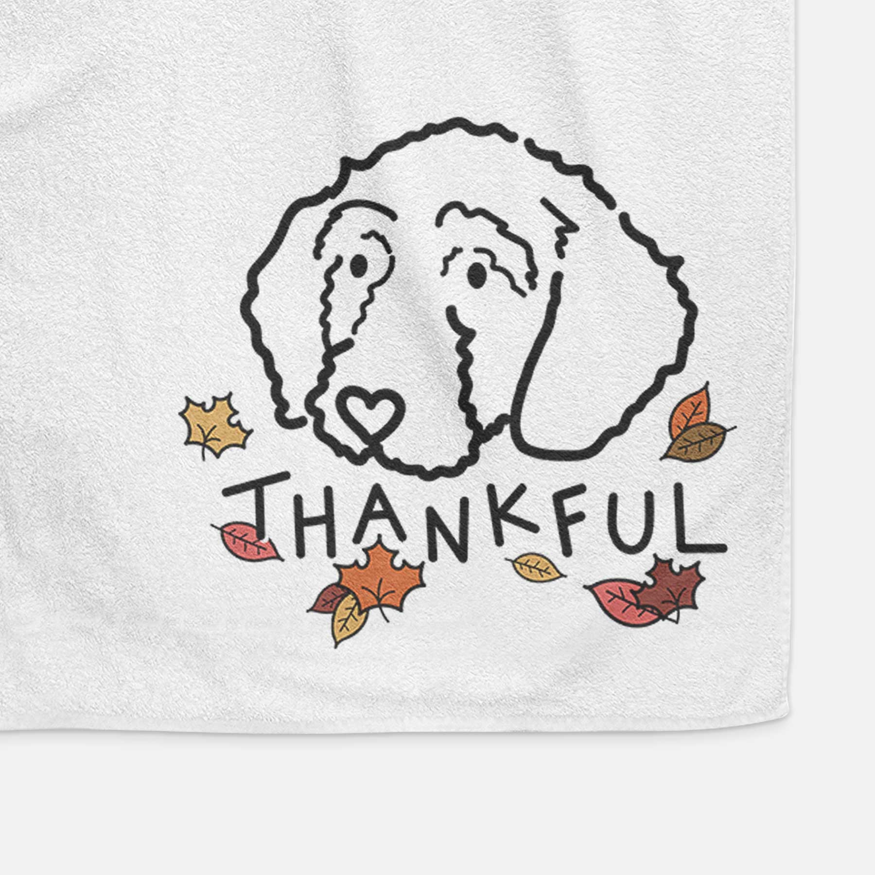 Thankful Goldendoodle - Hanna - Decorative Hand Towel