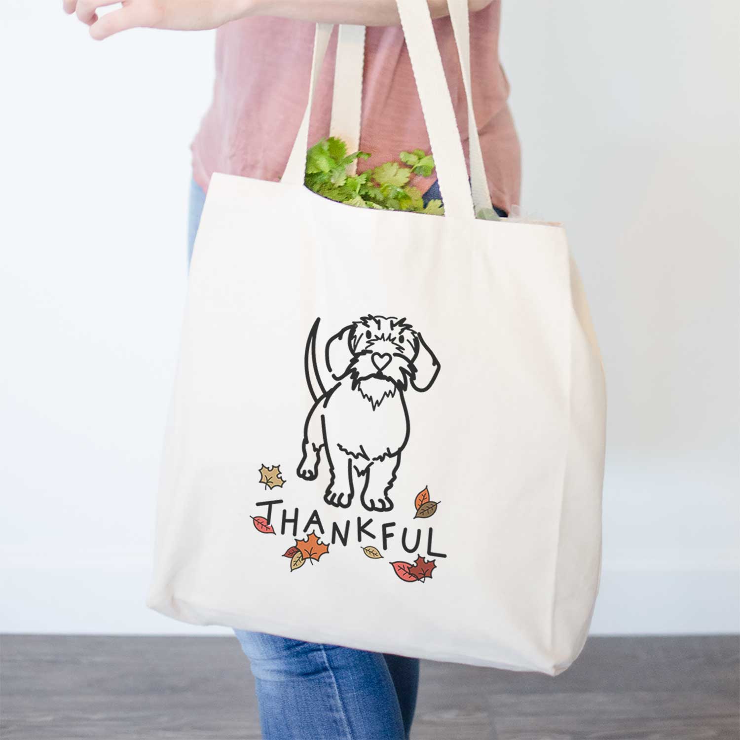 Thankful Wire Dachshund - Henry - Tote Bag