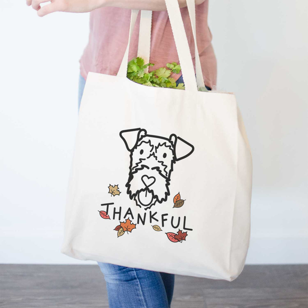 Thankful Irish Terrier - Tote Bag