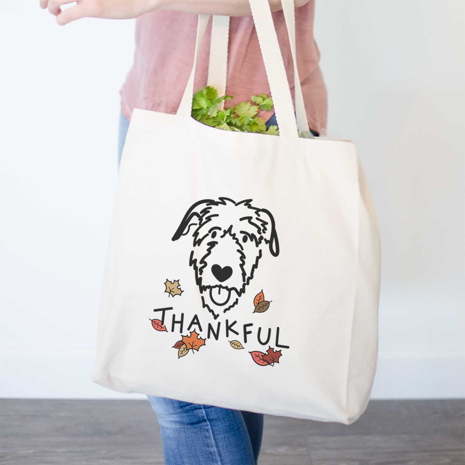 Thankful Irish Wolfhound - Tote Bag