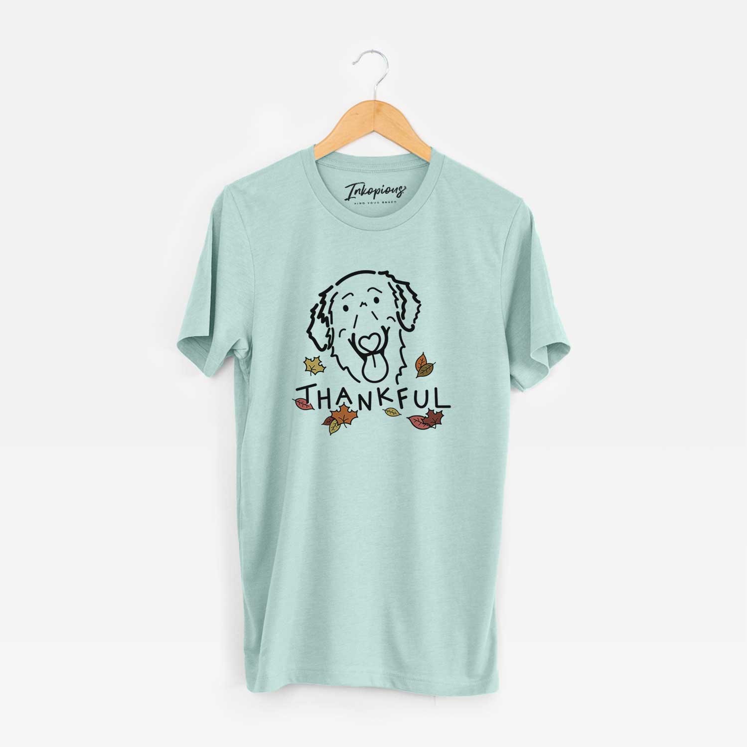 Thankful Flat-Coated Retriever - Jack - Unisex Crewneck