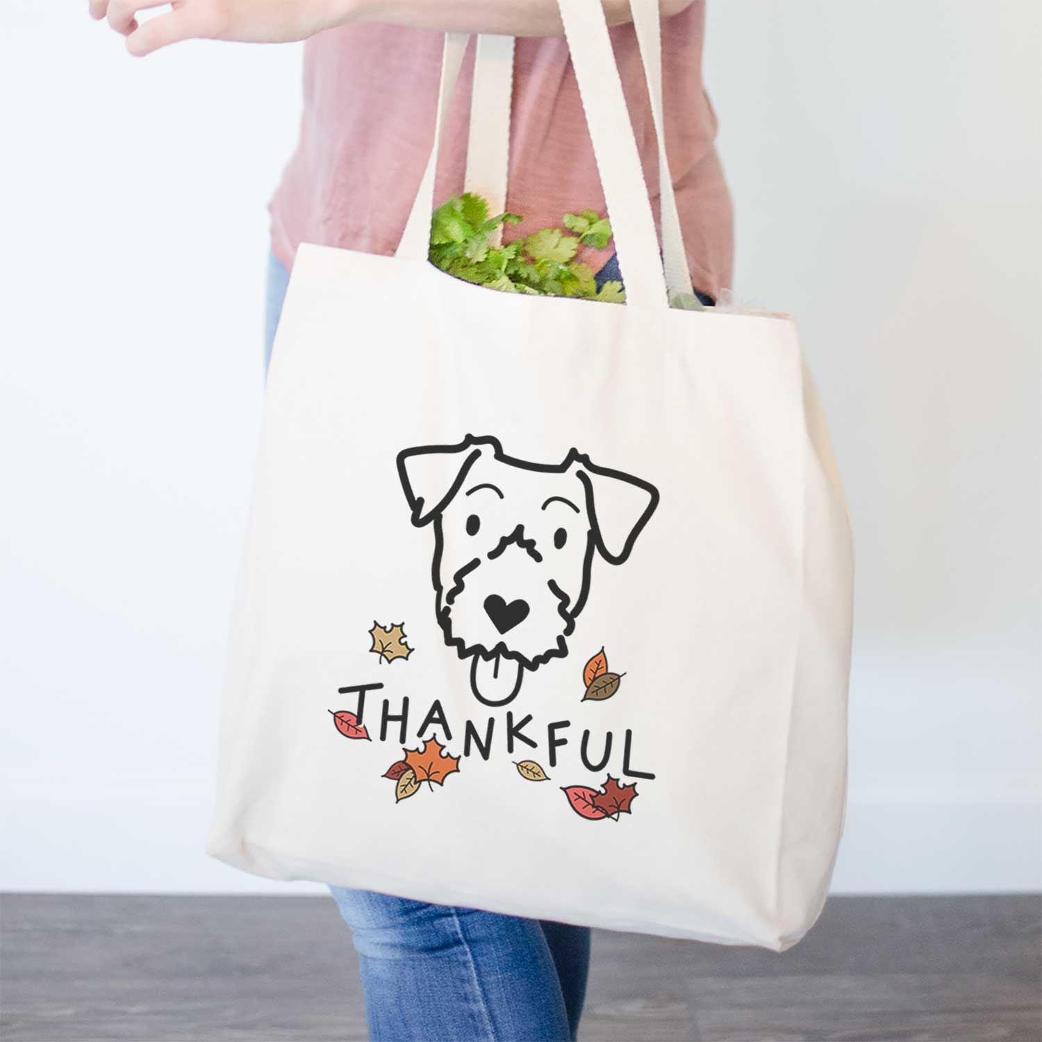 Thankful Jack Russell Terrier - Tote Bag