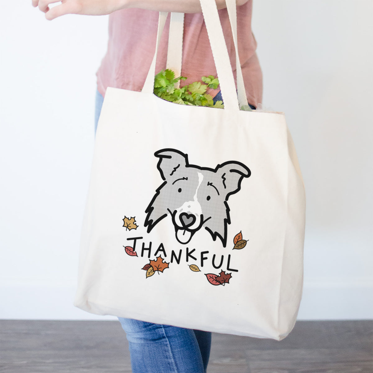 Thankful Border Collie 2.0 - Jam - Tote Bag