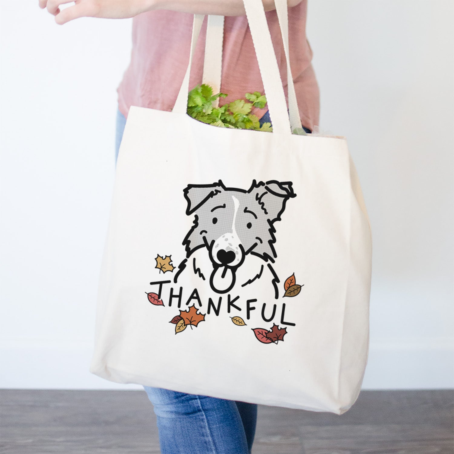 Thankful Border Collie - Jam - Tote Bag