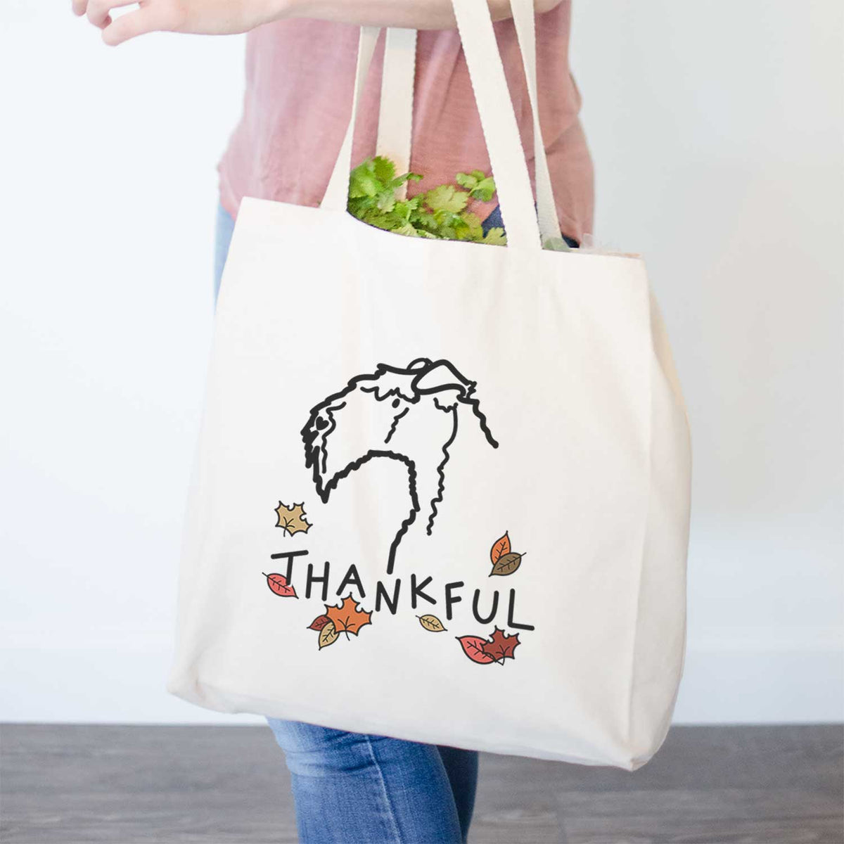 Thankful Kerry Blue Terrier - Tote Bag