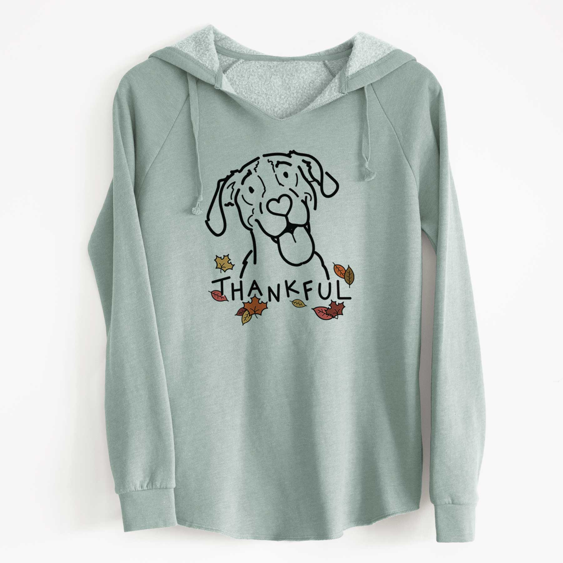 Thankful Treeing Walker Coonhound - Kimble - Cali Wave Hooded Sweatshirt