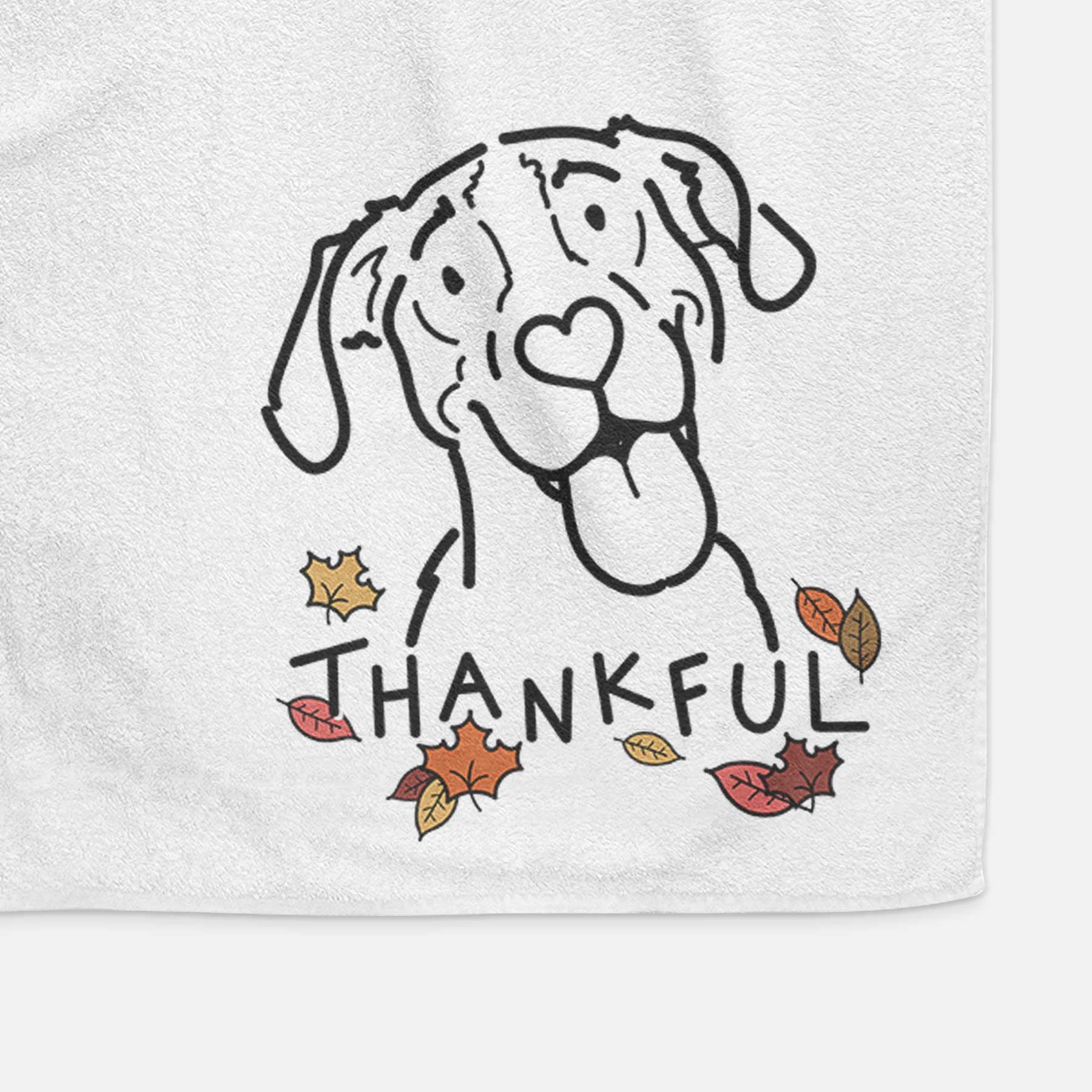 Thankful Treeing Walker Coonhound - Kimble - Decorative Hand Towel