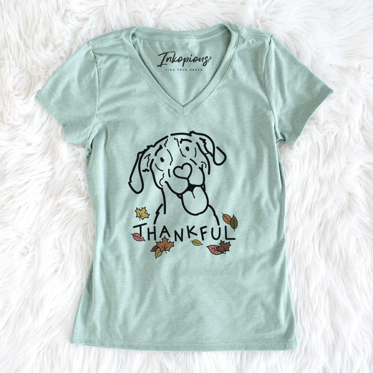 Thankful Treeing Walker Coonhound - Kimble - Women&#39;s V-neck Shirt