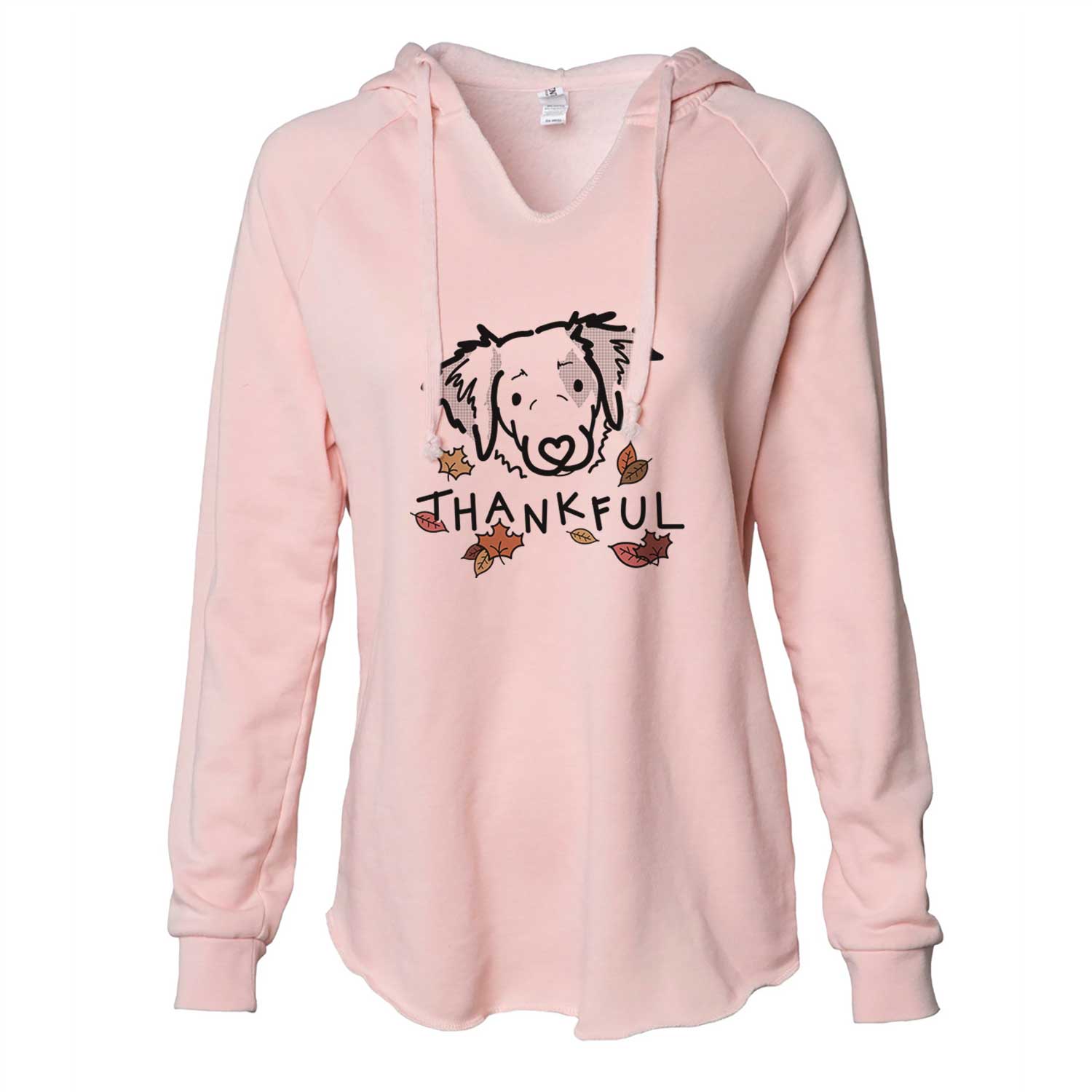 Thankful Brittany Spaniel - Kiva - Cali Wave Hooded Sweatshirt