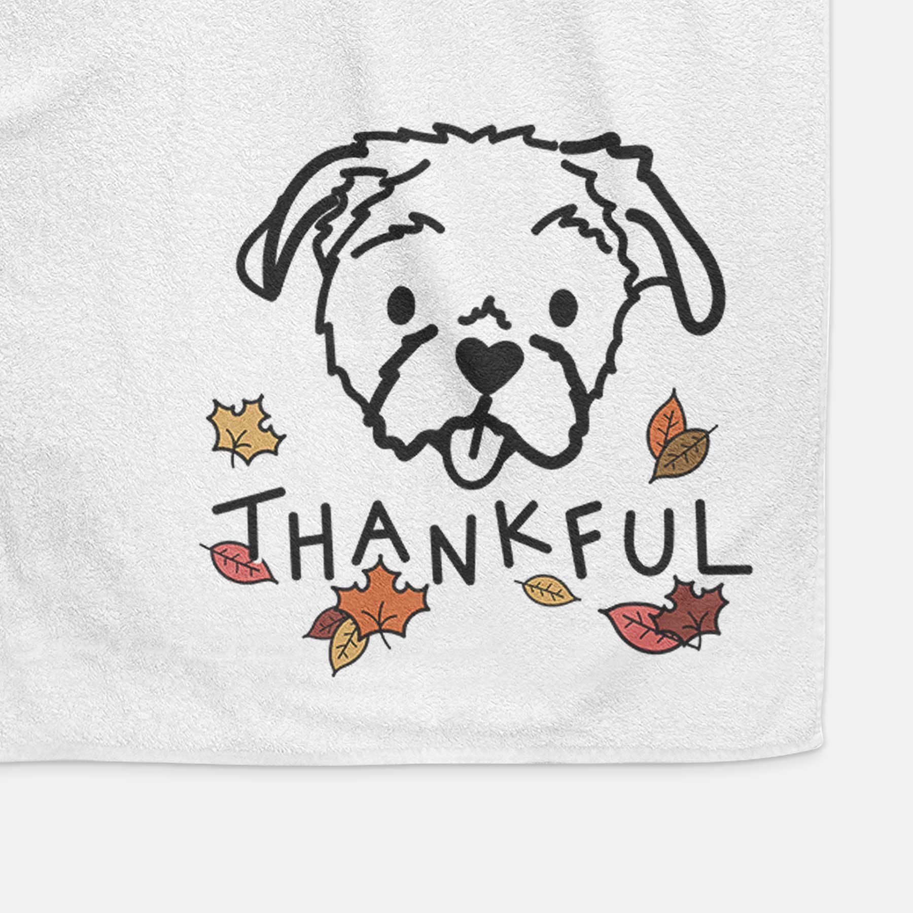 Thankful Shih Tzu - Koko - Decorative Hand Towel