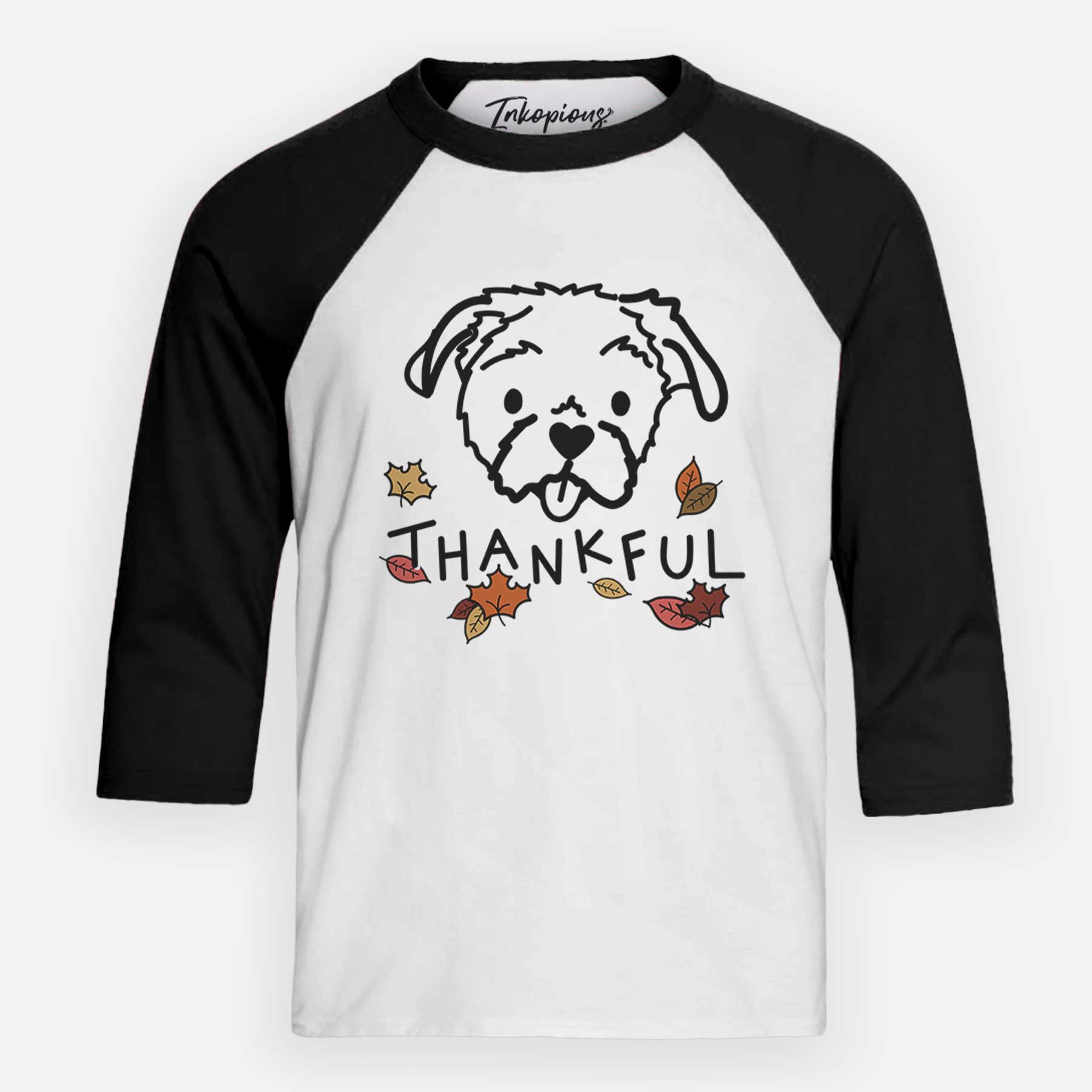 Thankful Shih Tzu - Koko - Youth 3/4 Long Sleeve