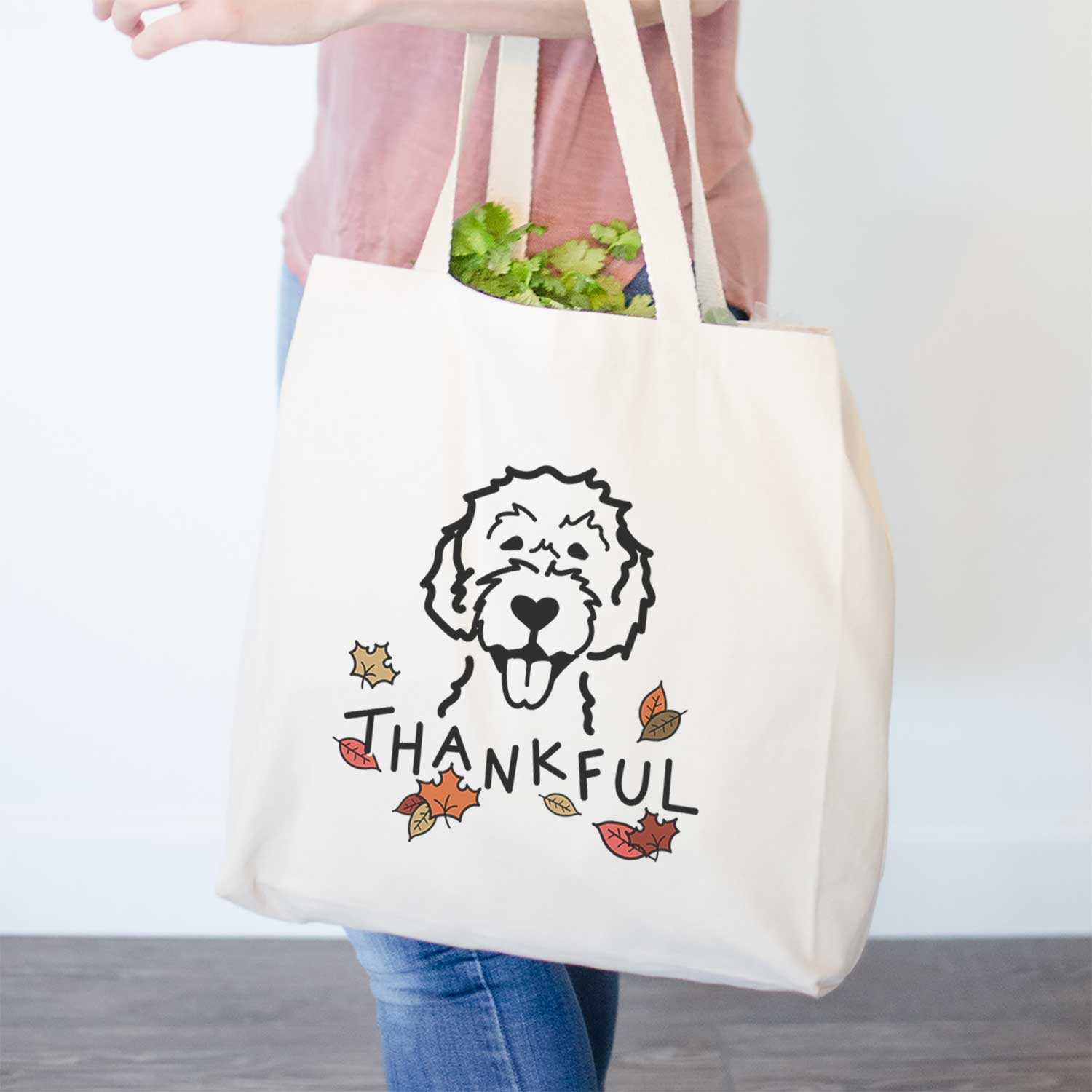 Thankful Labradoodle - Tote Bag