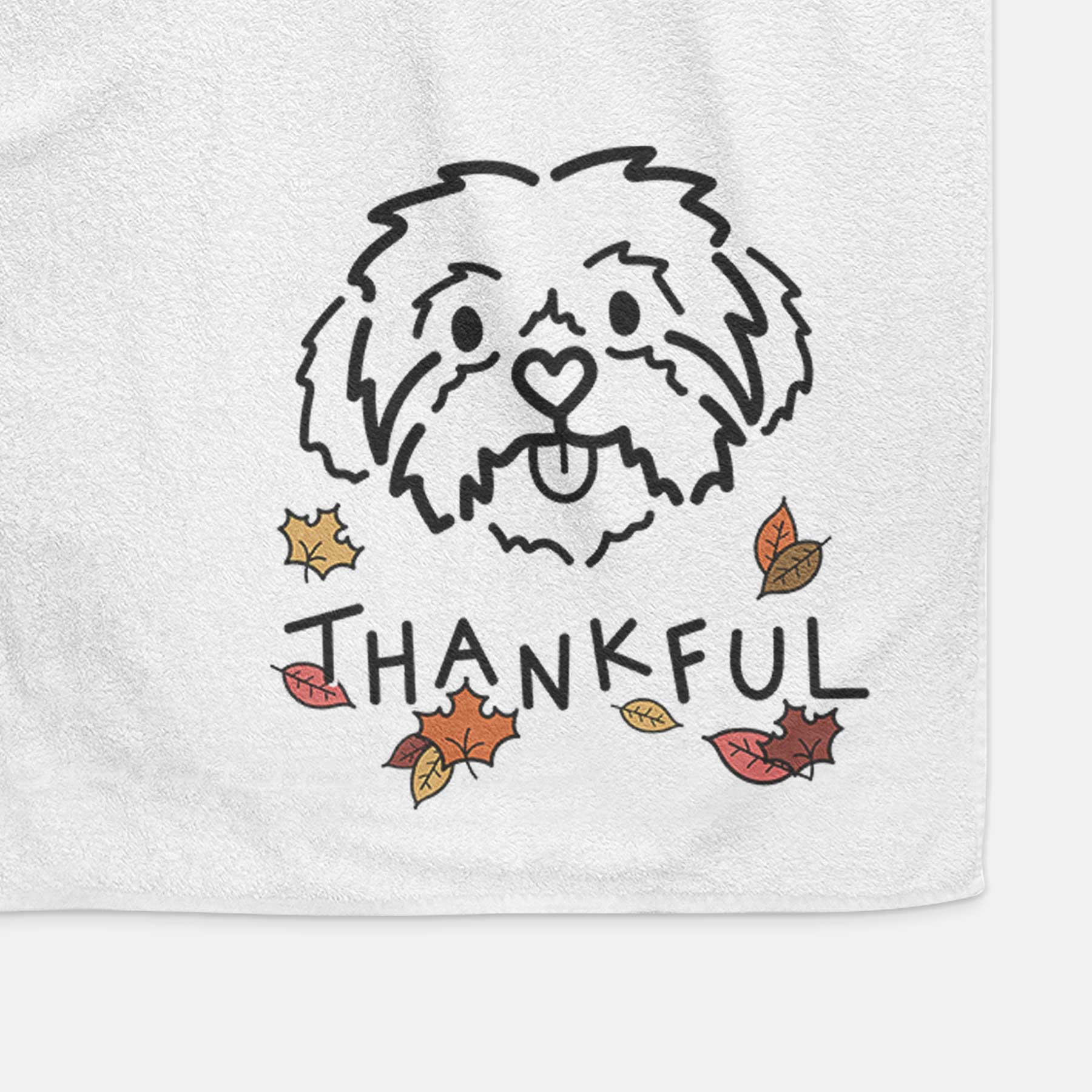 Thankful Shih Tzu - Leo - Decorative Hand Towel