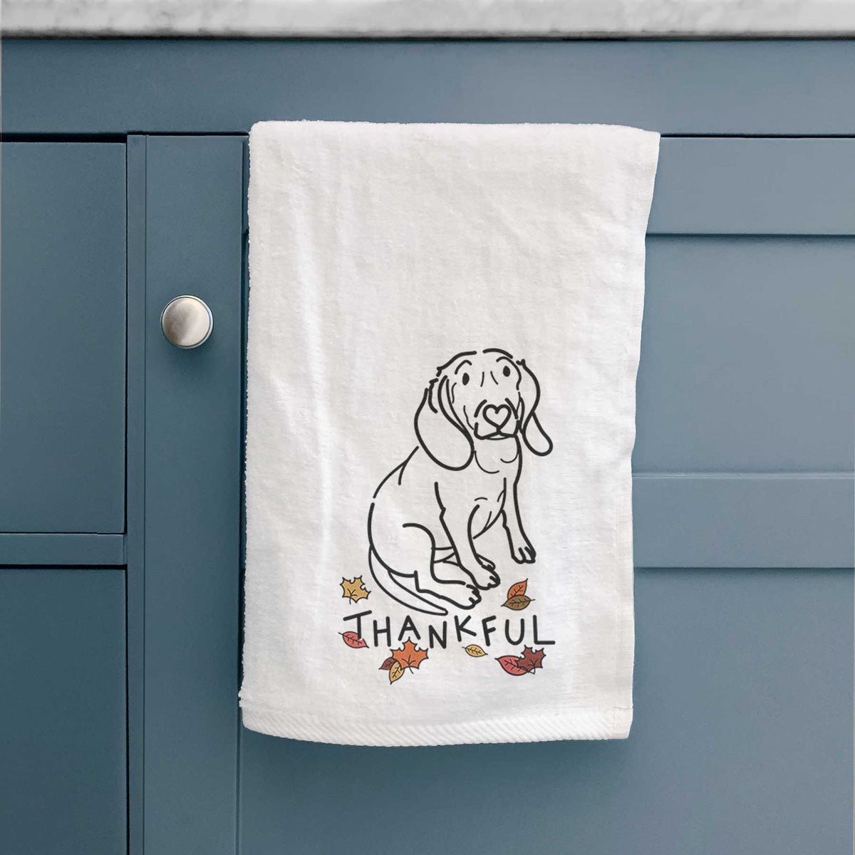 Thankful Beagle - Lilly - Decorative Hand Towel