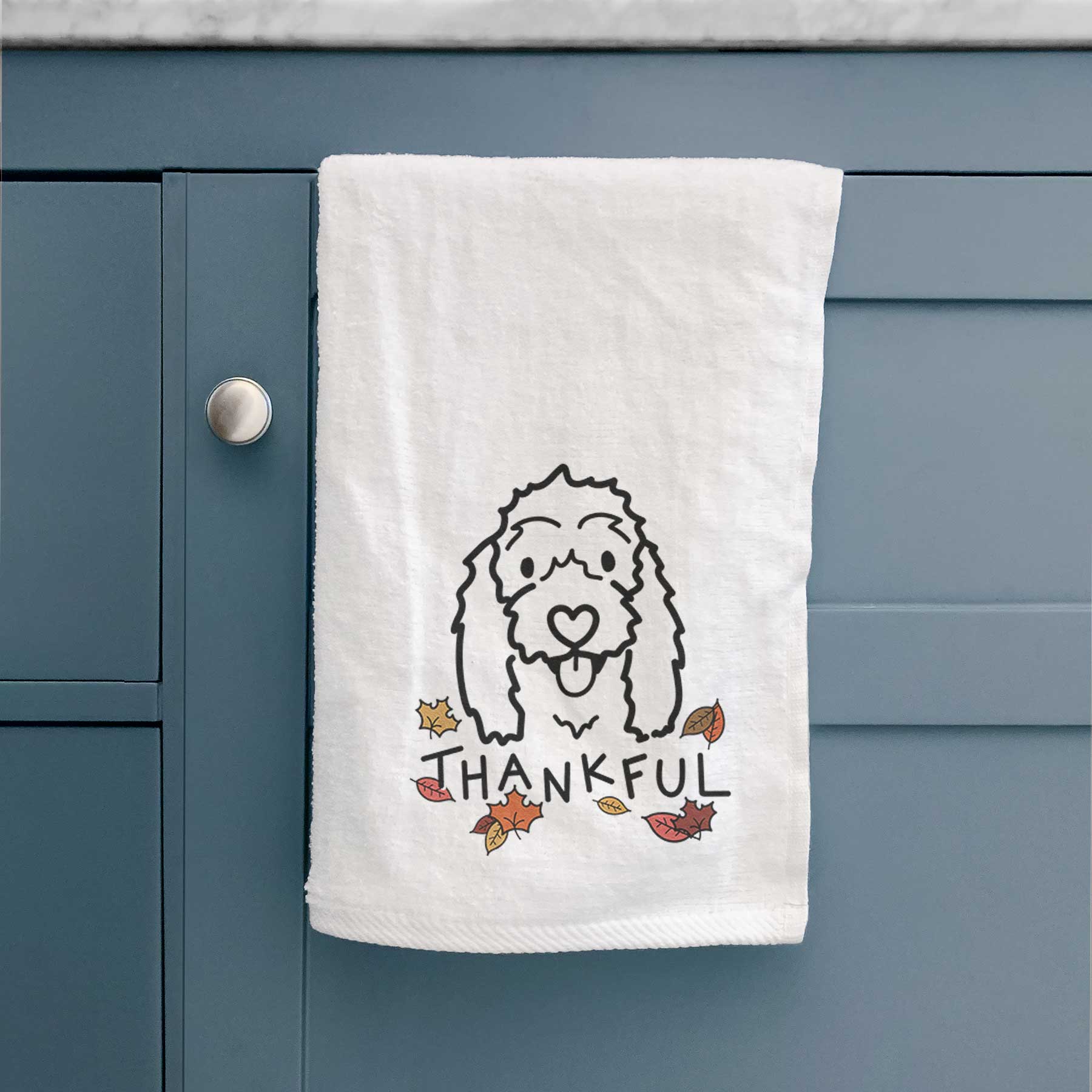 Thankful Coton de Tulear - Louie - Decorative Hand Towel