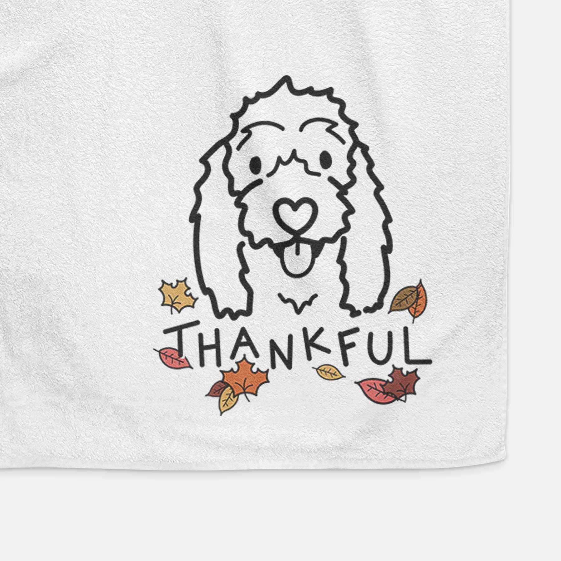 Thankful Coton de Tulear - Louie - Decorative Hand Towel