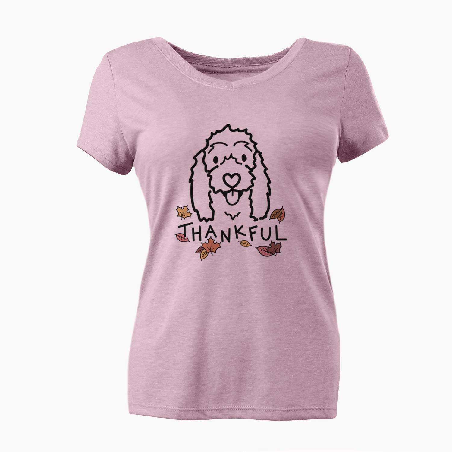 Thankful Coton de Tulear - Louie - Women's V-neck Shirt