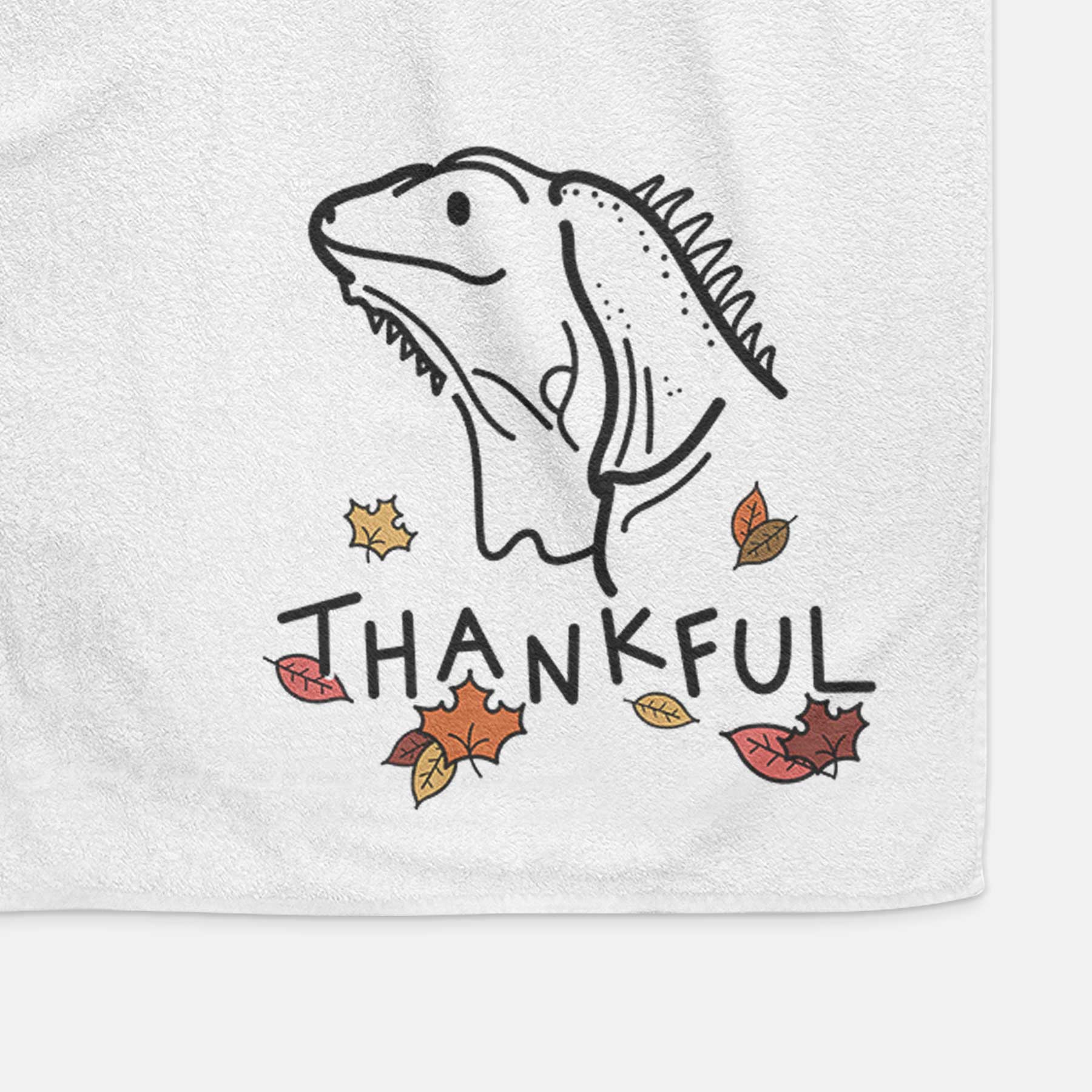 Thankful Iguana - Louie - Decorative Hand Towel