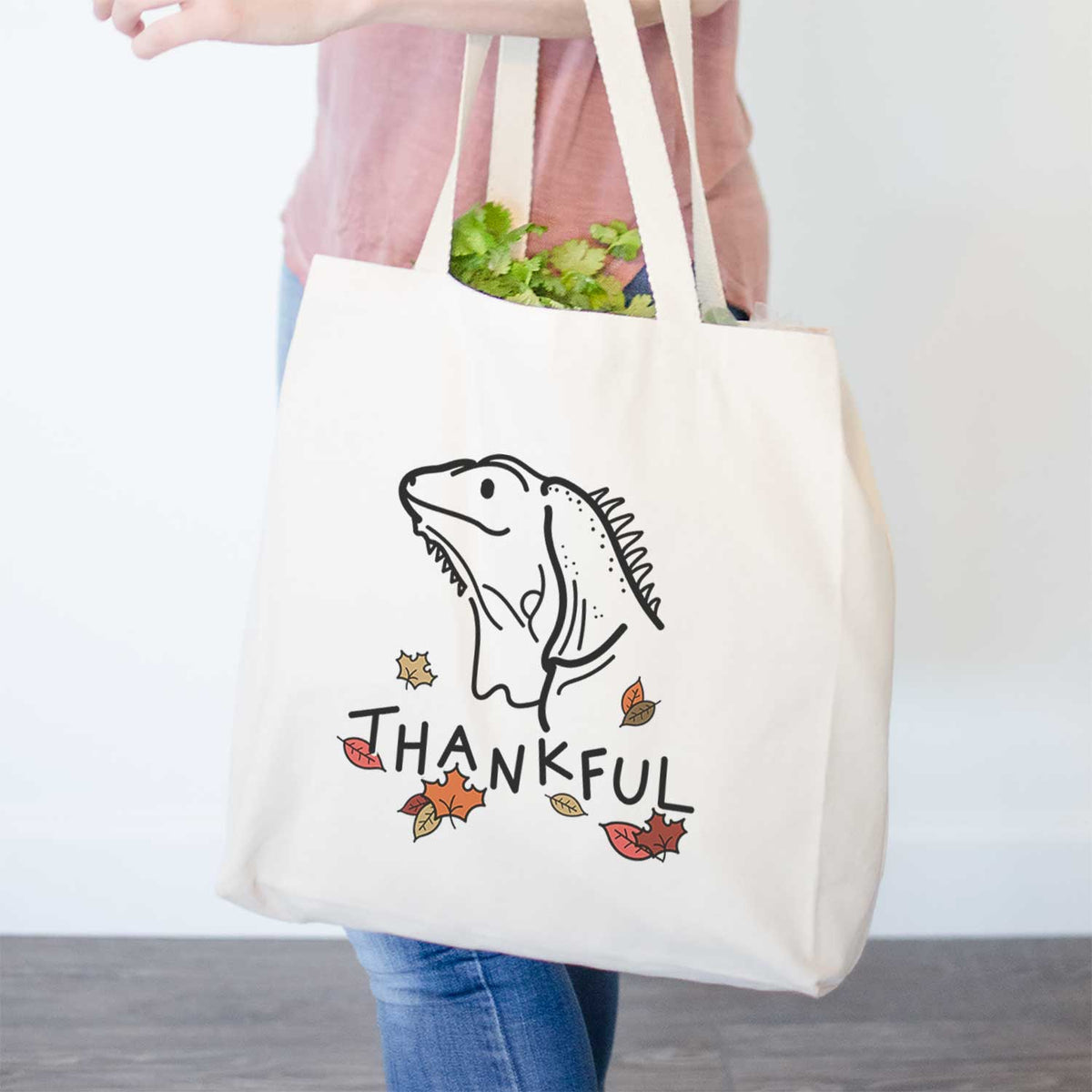 Thankful Iguana - Louie - Tote Bag