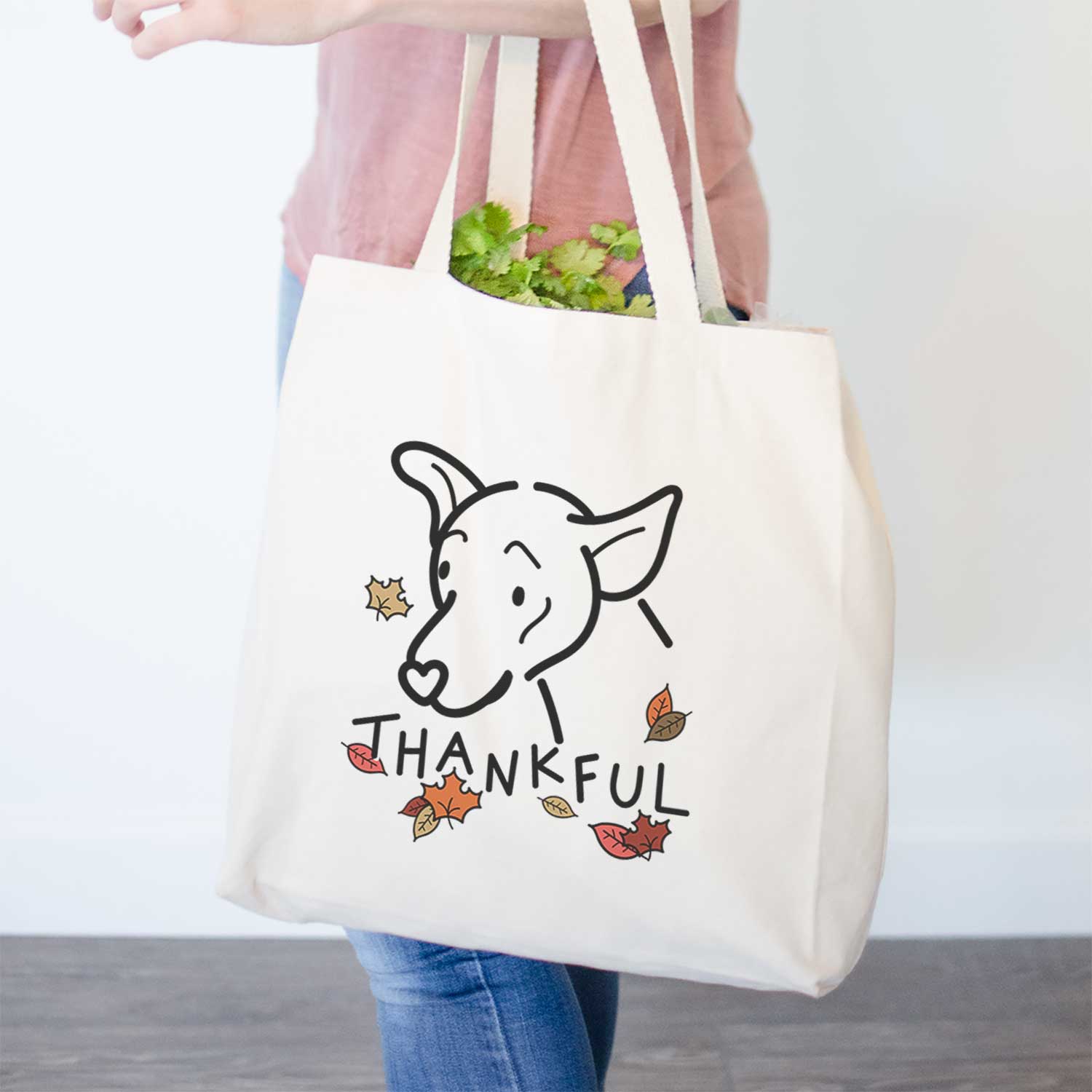 Thankful Mixed Breed - Lucky - Tote Bag