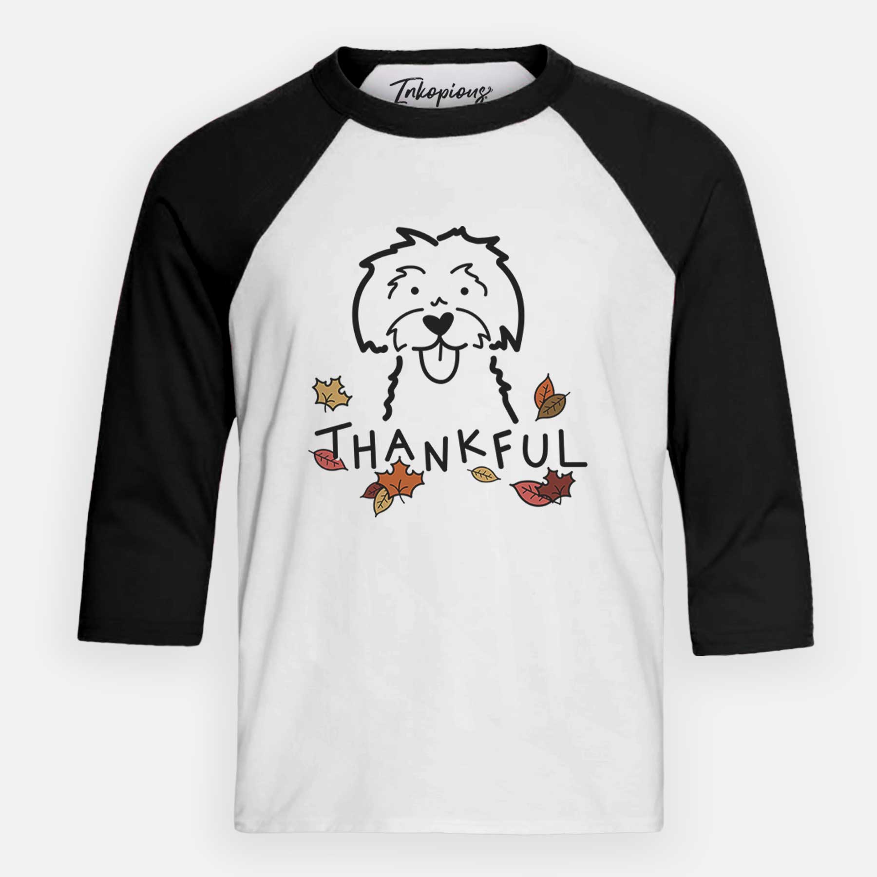 Thankful Maltese - Youth 3/4 Long Sleeve