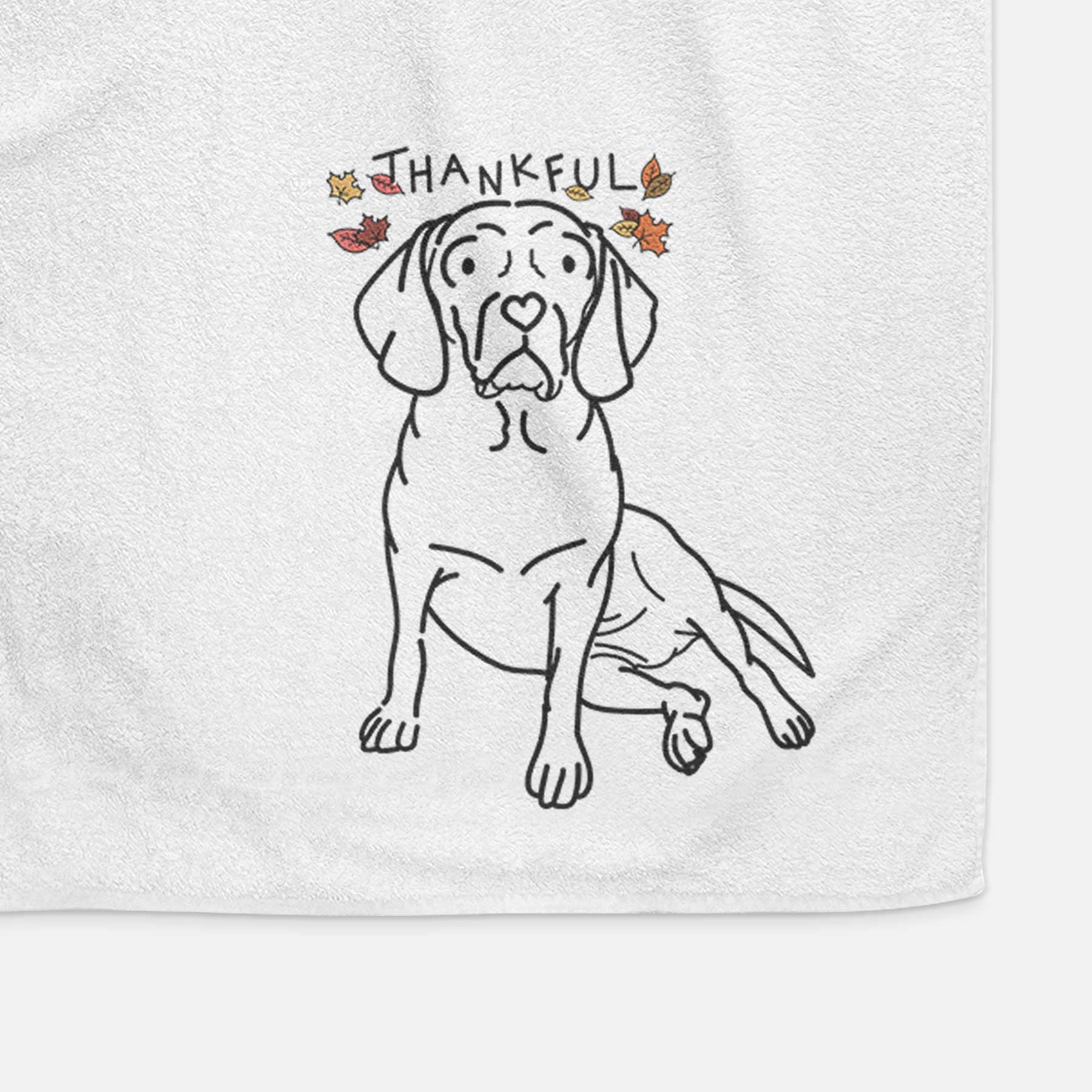 Thankful Puggle - Mayble - Decorative Hand Towel