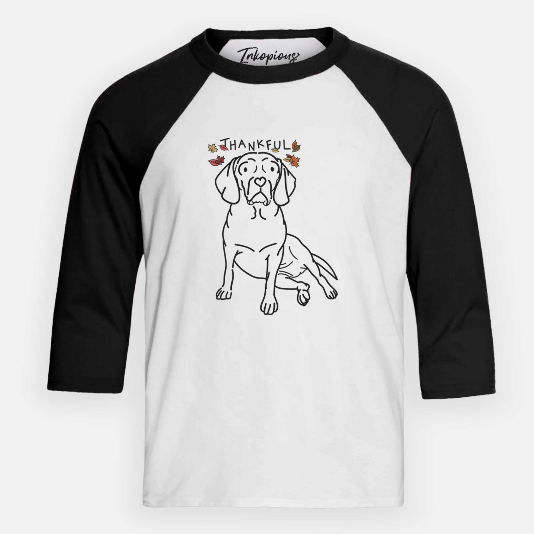 Thankful Puggle - Mayble - Youth 3/4 Long Sleeve