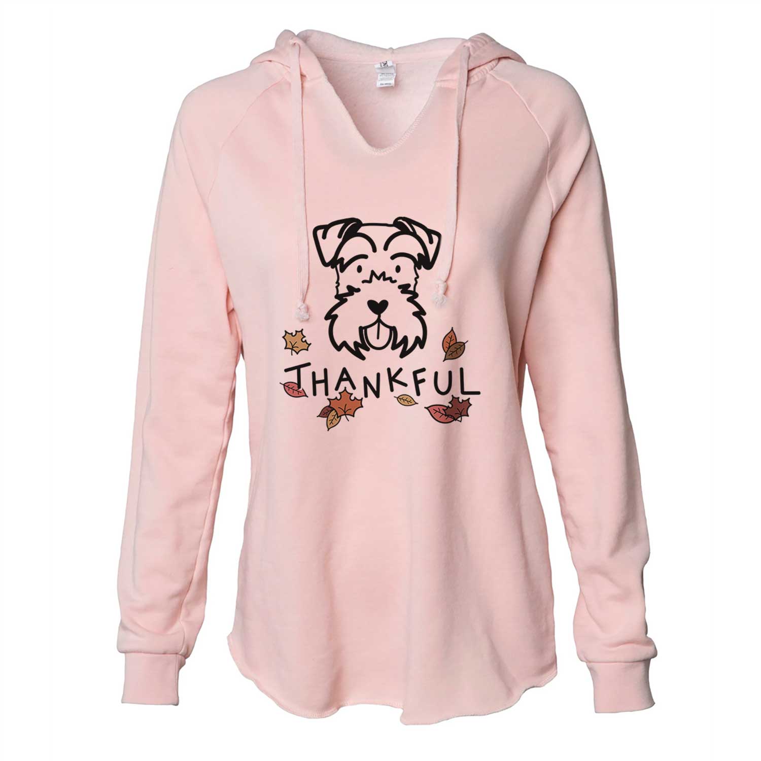 Thankful Miniature Schnauzer - Cali Wave Hooded Sweatshirt