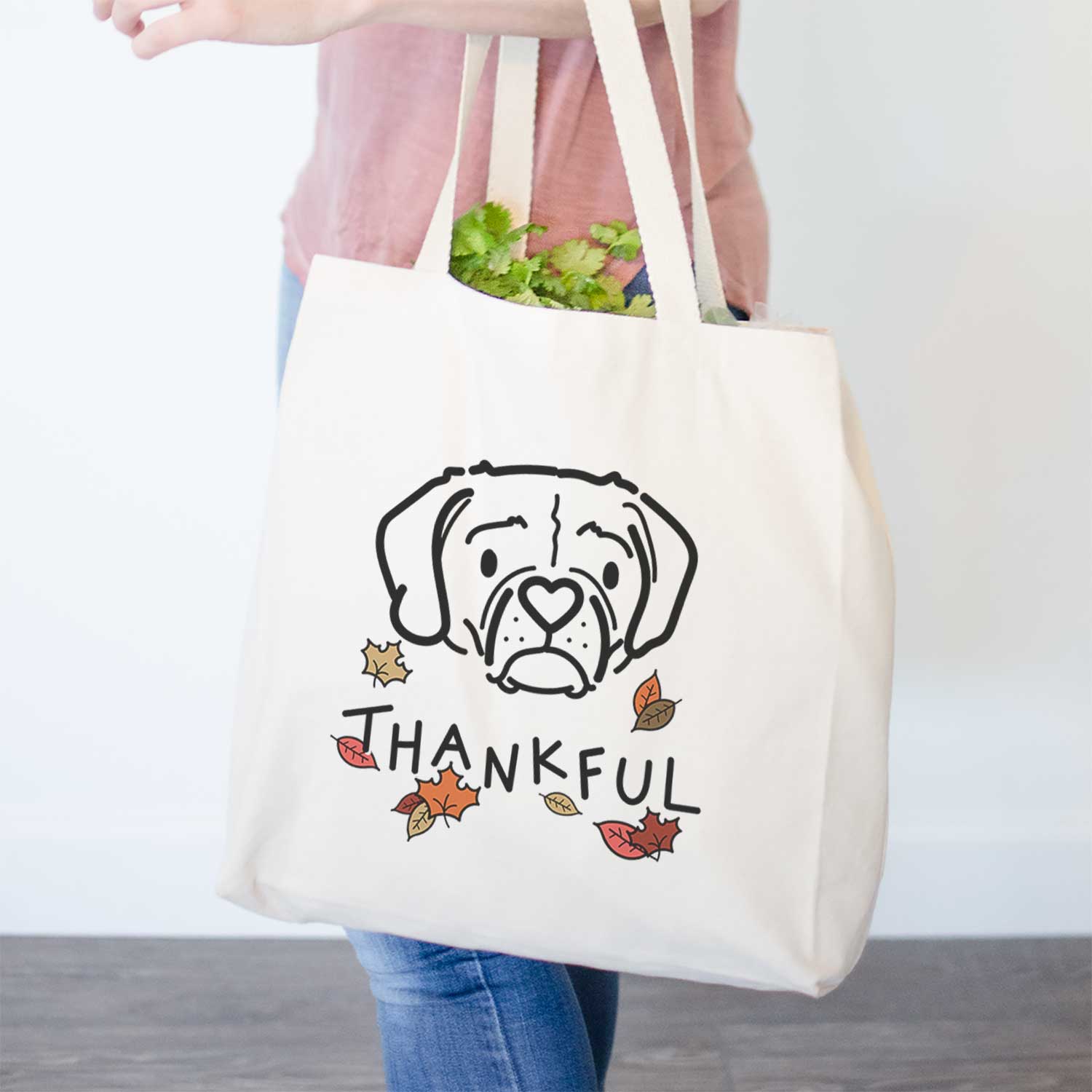 Thankful Puggle - Mitzi - Tote Bag