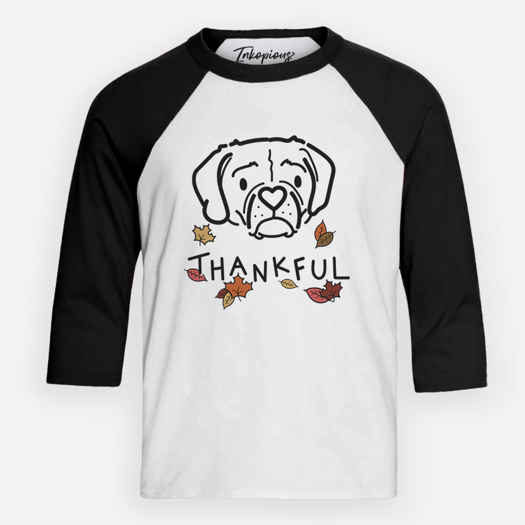 Thankful Puggle - Mitzi - Youth 3/4 Long Sleeve