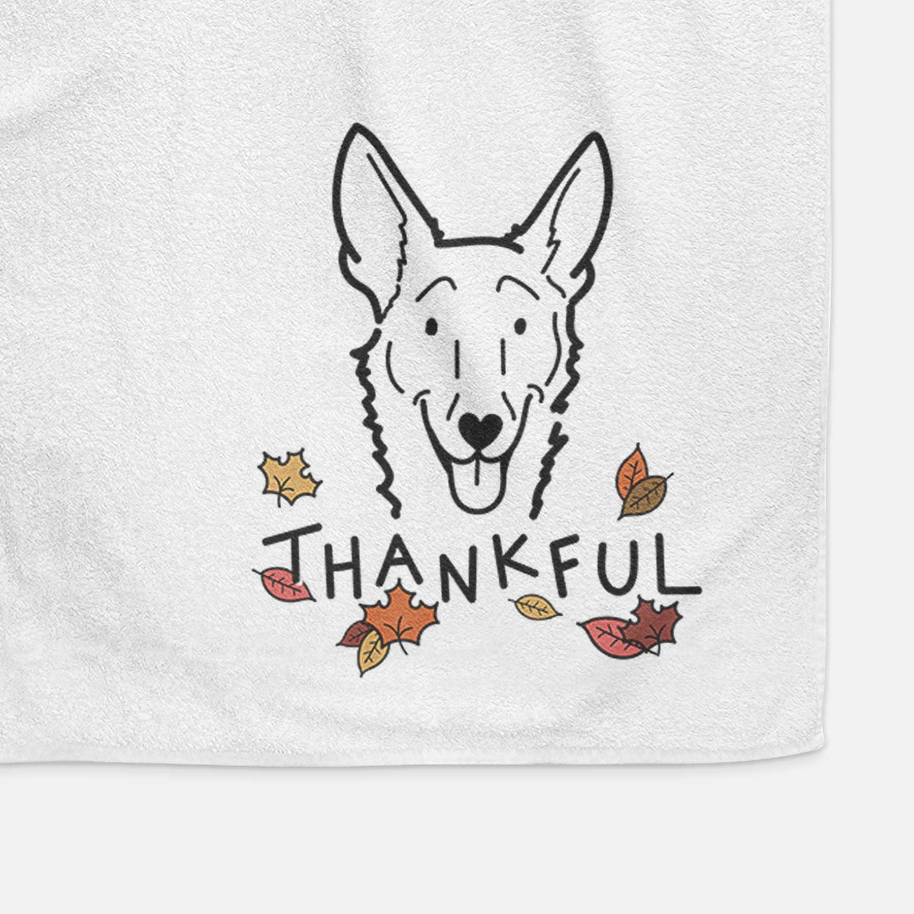 Thankful Carolina Dog - Mochi - Decorative Hand Towel