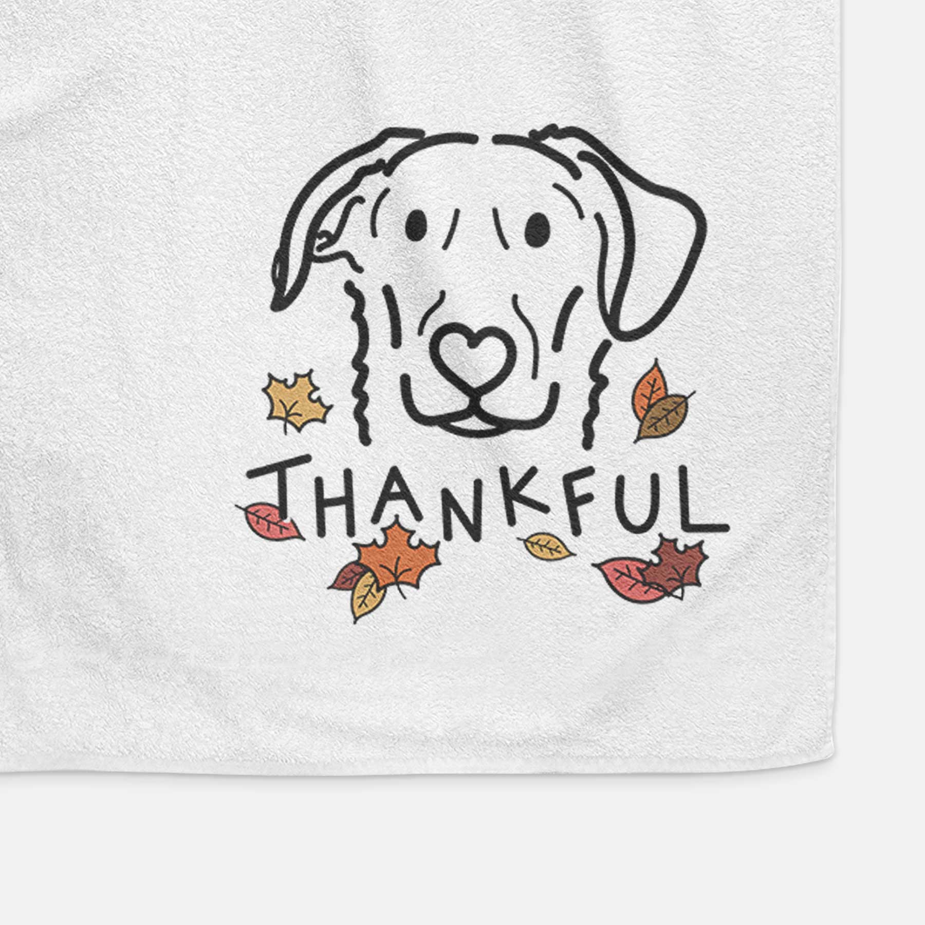 Thankful German Shepherd Mix - Morrison - Decorative Hand Towel