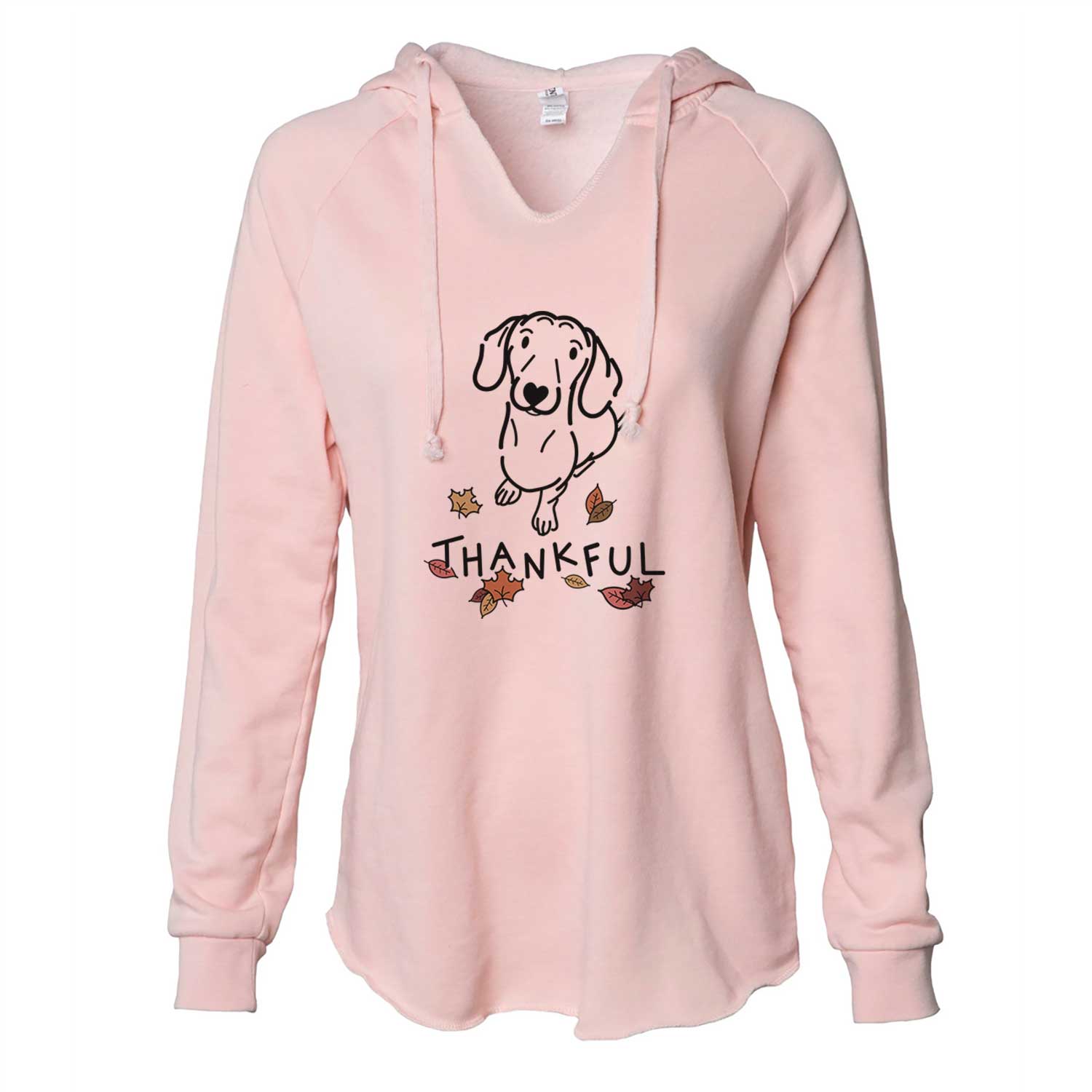 Thankful Dachshund - Moxie - Cali Wave Hooded Sweatshirt