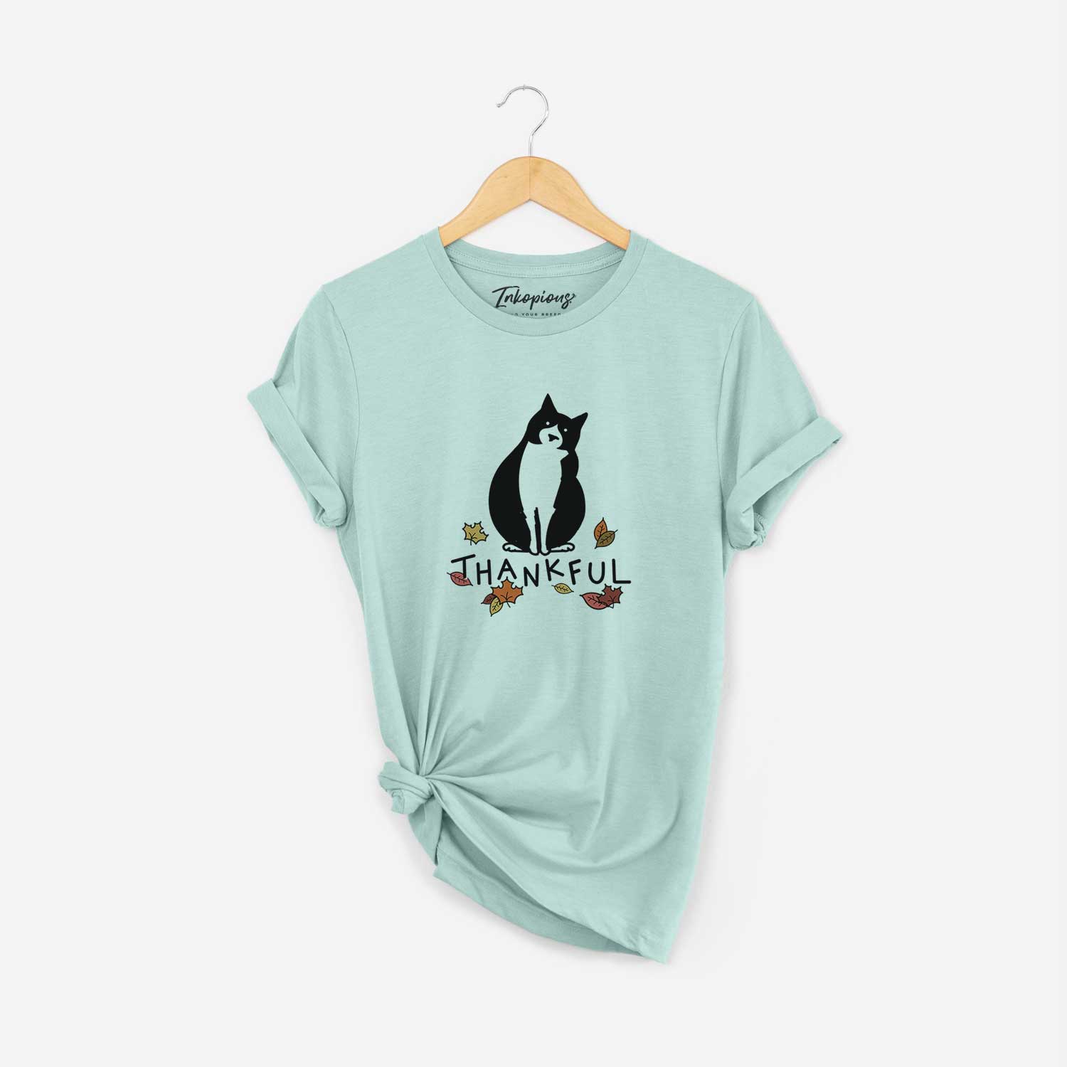 Thankful Tuxedo Cat - Oliver - Unisex Crewneck