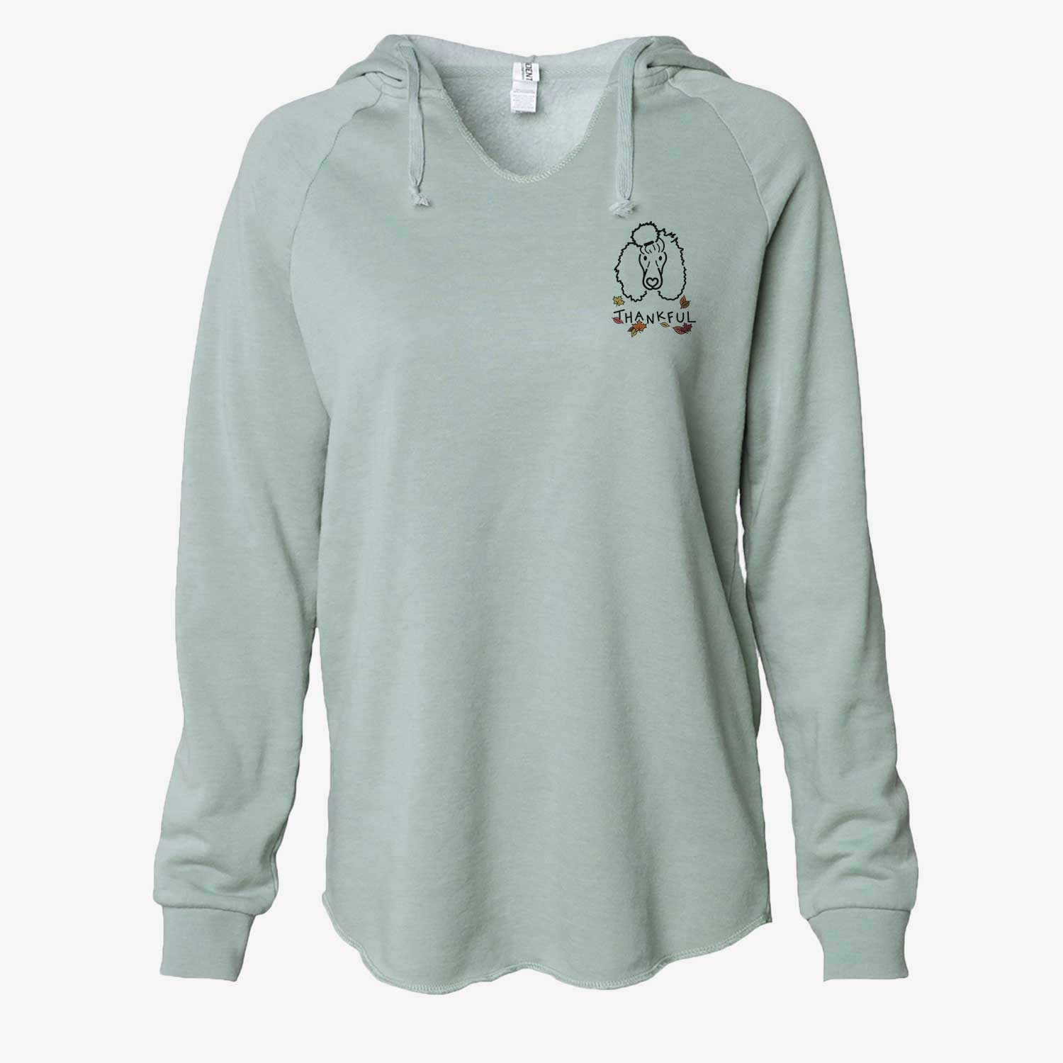 Thankful Standard Poodle - Jemma - Cali Wave Hooded Sweatshirt