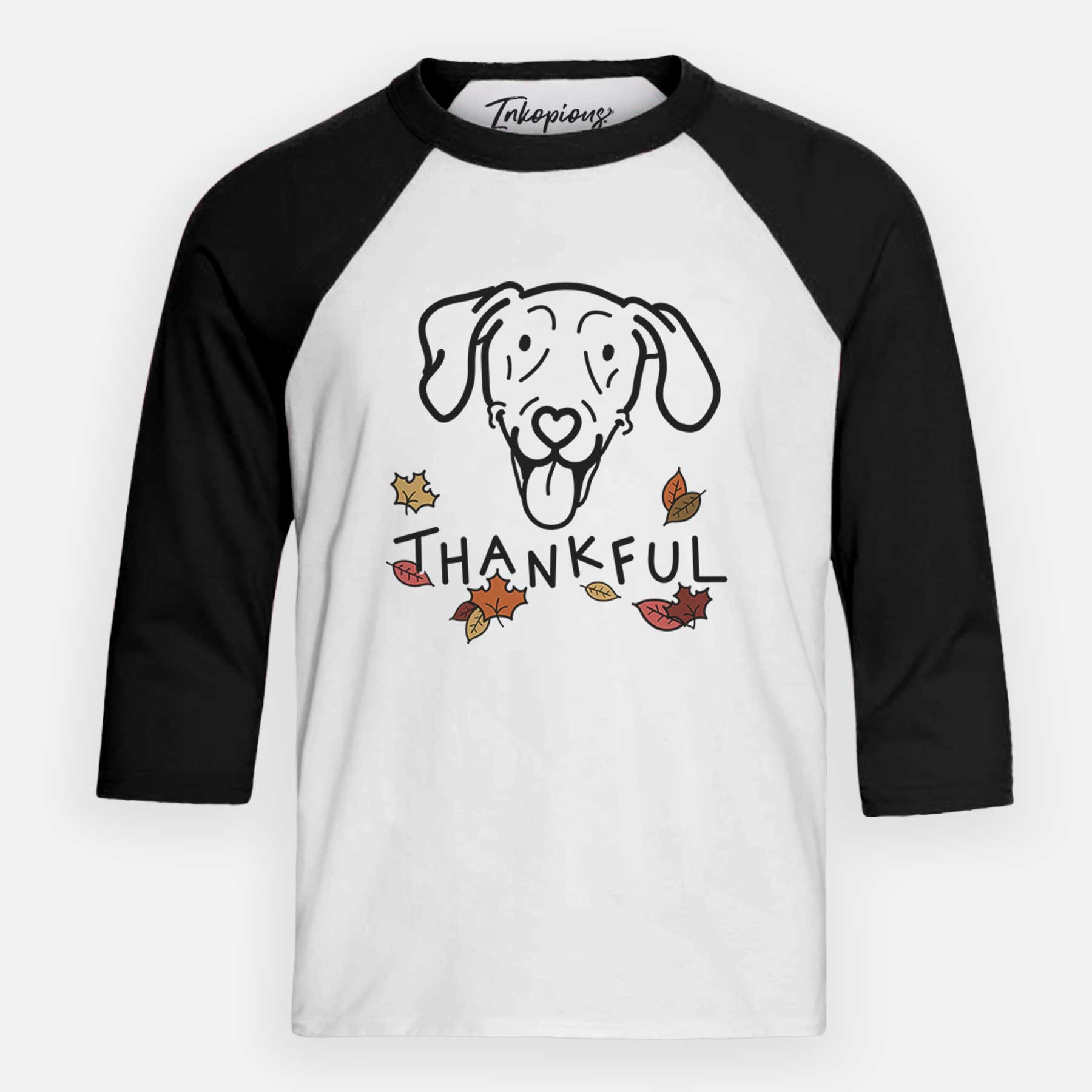 Thankful Weimaraner - Paco Lobo - Youth 3/4 Long Sleeve