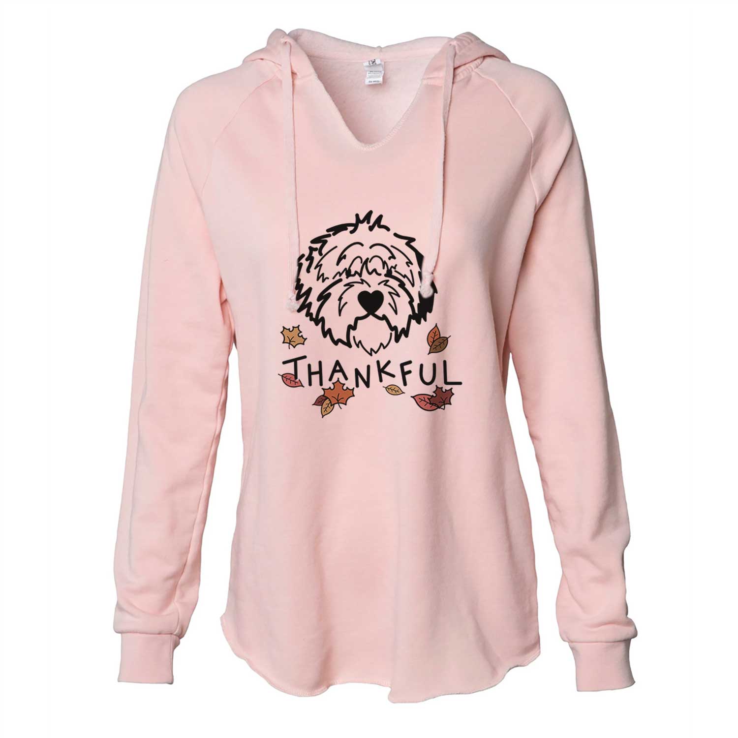 Thankful Old English Sheepdog - Penny - Cali Wave Hooded Sweatshirt