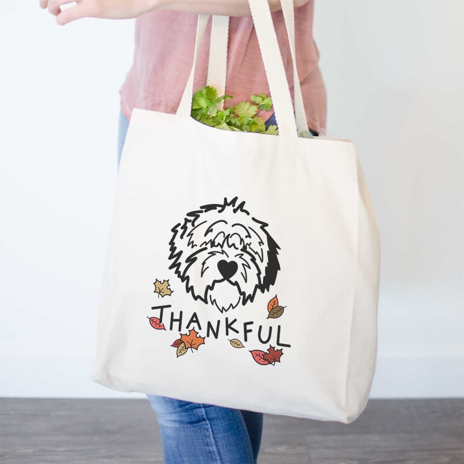 Thankful Old English Sheepdog - Penny - Tote Bag