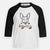 Thankful Rat Terrier - Penny - Youth 3/4 Long Sleeve