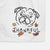 Thankful Pug - Pip - Decorative Hand Towel