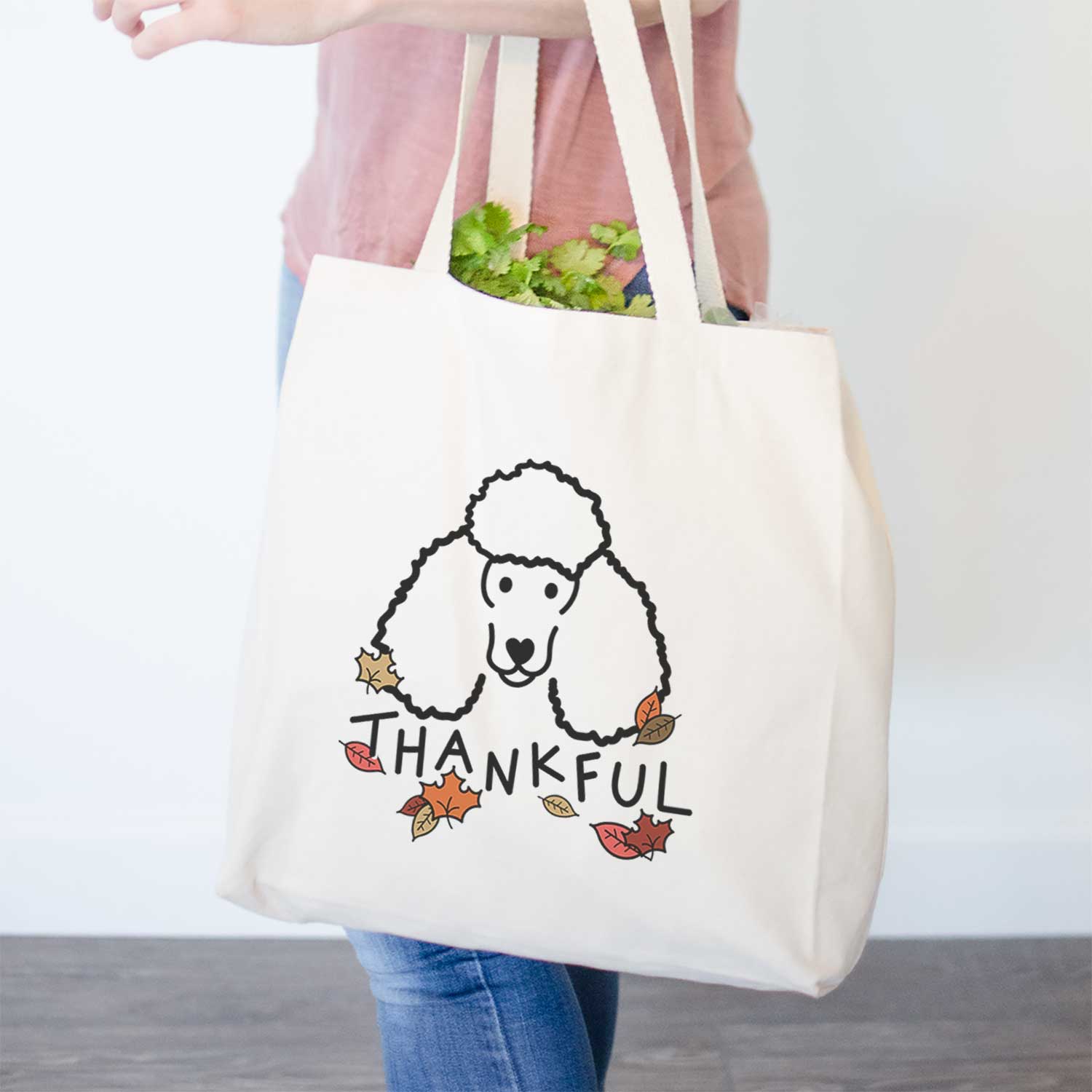 Thankful Poodle - Tote Bag