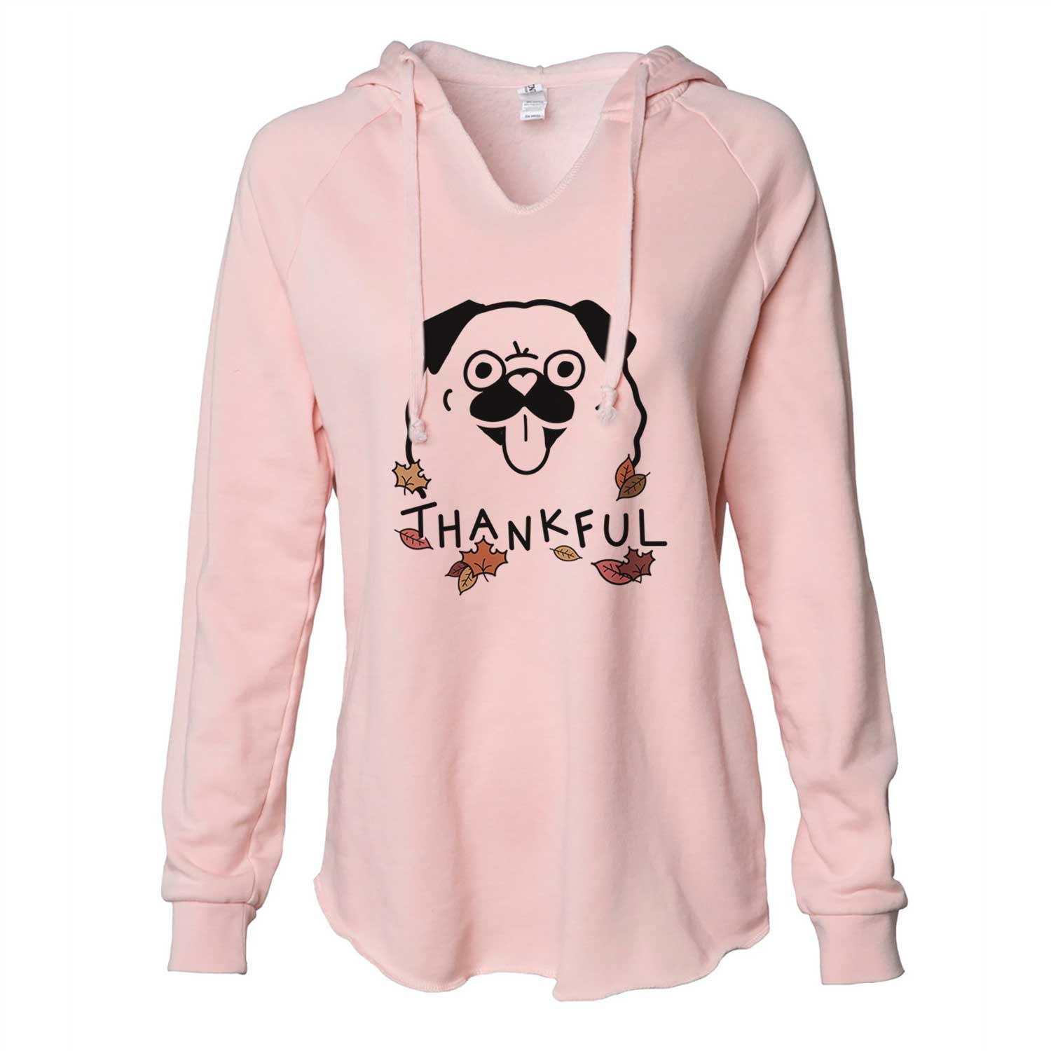 Thankful Pug - Cali Wave Hooded Sweatshirt