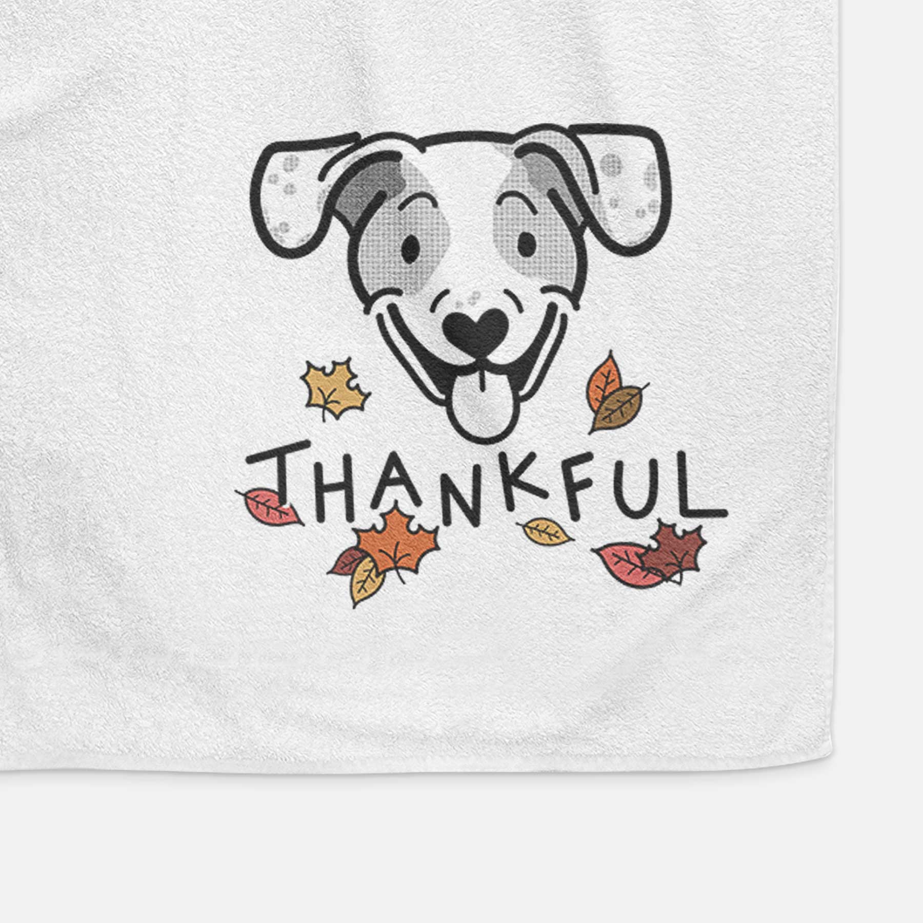 Thankful Beagle Mix - Roland - Decorative Hand Towel