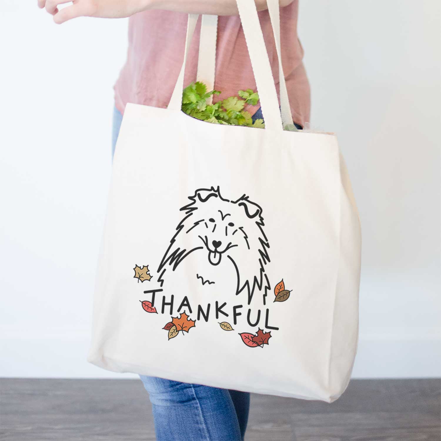 Thankful Rough Collie - Tote Bag