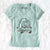 Thankful Bernedoodle - Ruby - Women's V-neck Shirt