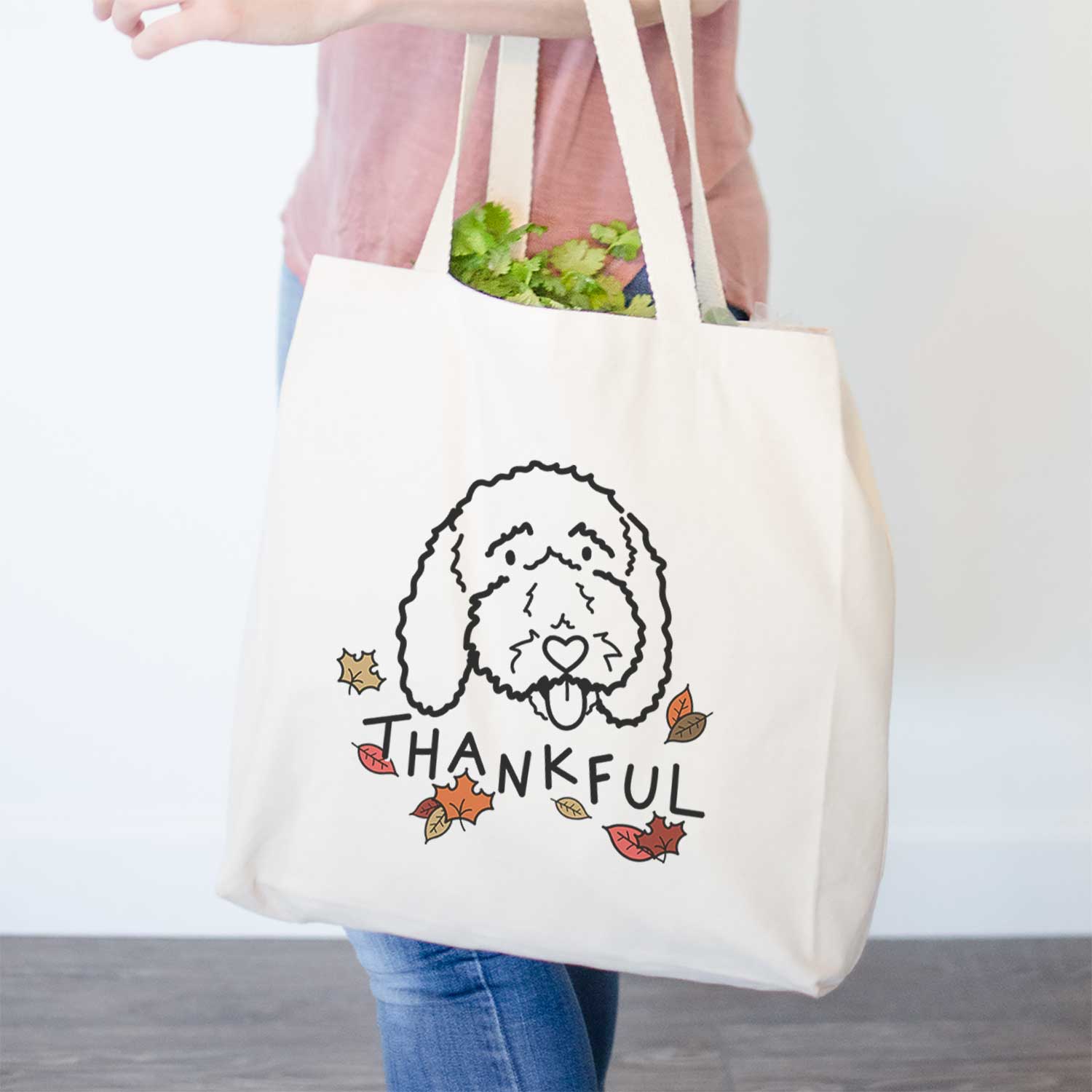 Thankful Bernedoodle - Ruby - Tote Bag