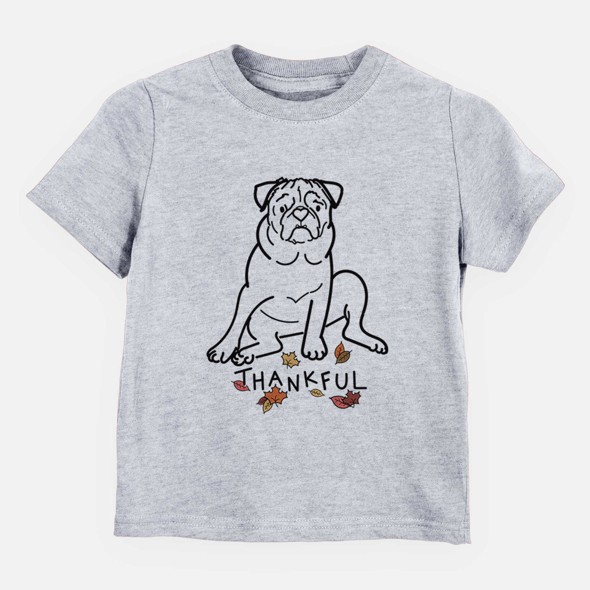 Thankful Pug - Rudy - Kids/Youth/Toddler Shirt